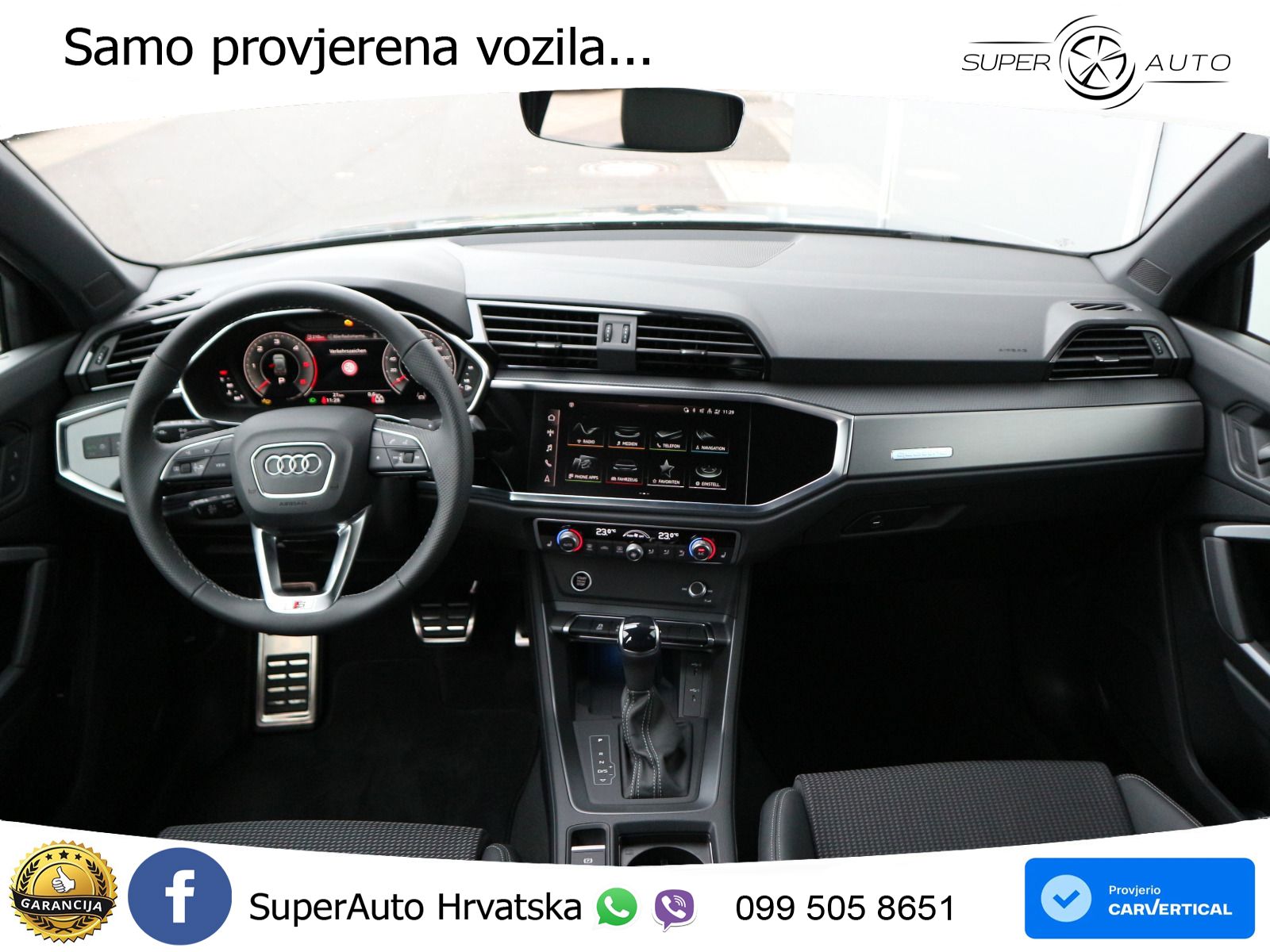 Audi Q3 40 TDI (193 KS) quattro S tronic S line LED+GR SJED+ACC
