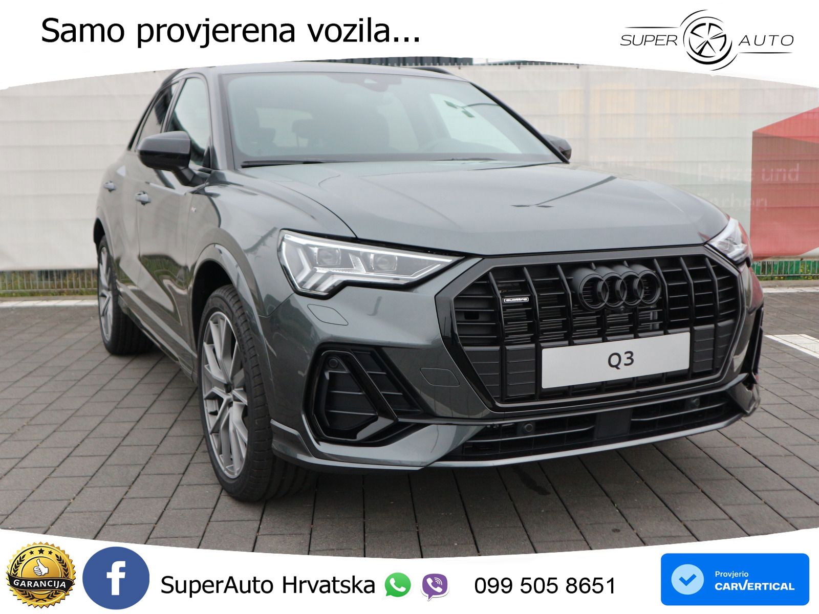 Audi Q3 40 TDI (193 KS) quattro S tronic S line LED+GR SJED+ACC
