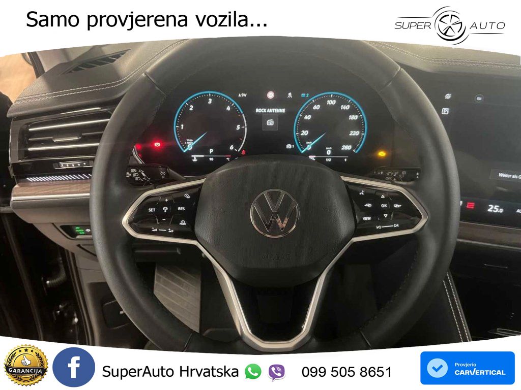 Volkswagen Touareg 3.0 V6 TDI (231 KS) 4MOTION Tiptronic ZRAČNI+ACC+GR SJED+KAM