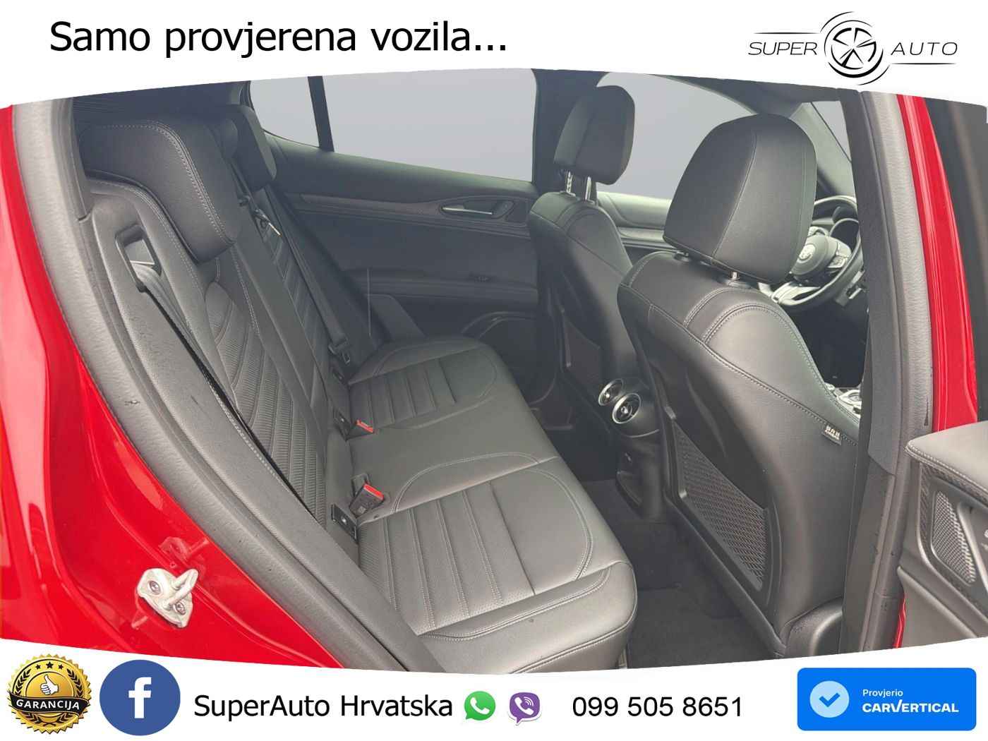 Alfa Romeo Stelvio Quadrifoglio 2.9 V6 Bi-Turbo (520 KS) Q4 Automatic LED+GR SJED+ACC