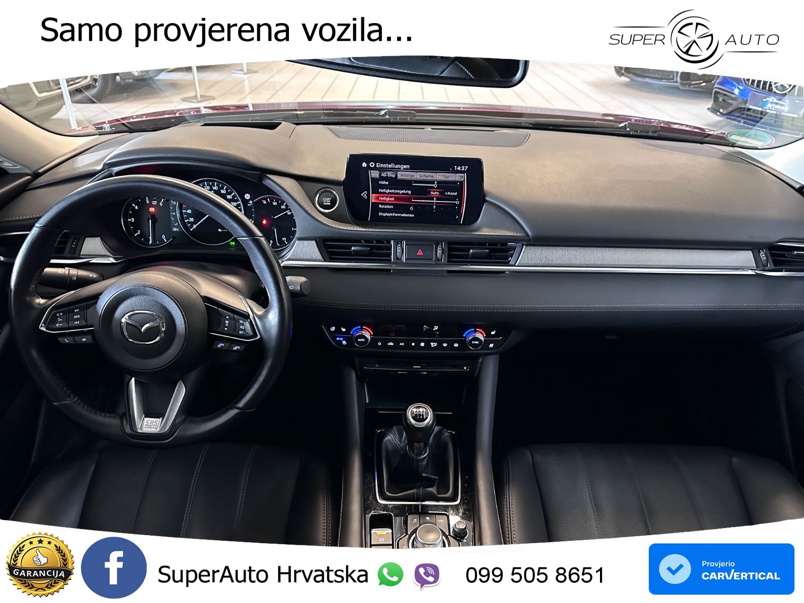 Mazda 6 Sport Combi  2.2 SKYACTIV-D (184 KS) MATRIX+GR SJED+KAM