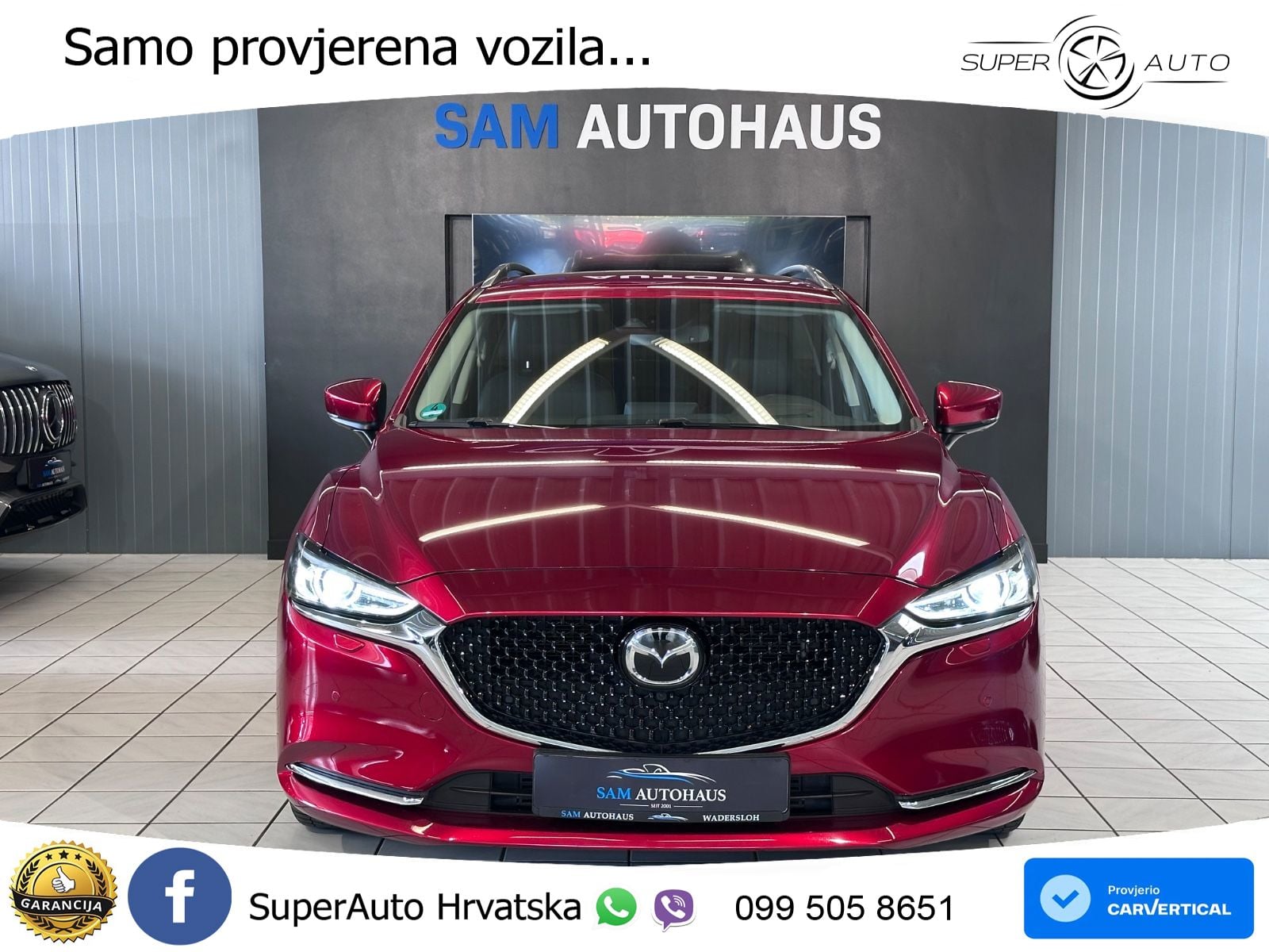Mazda 6 Sport Combi  2.2 SKYACTIV-D (184 KS) MATRIX+GR SJED+KAM