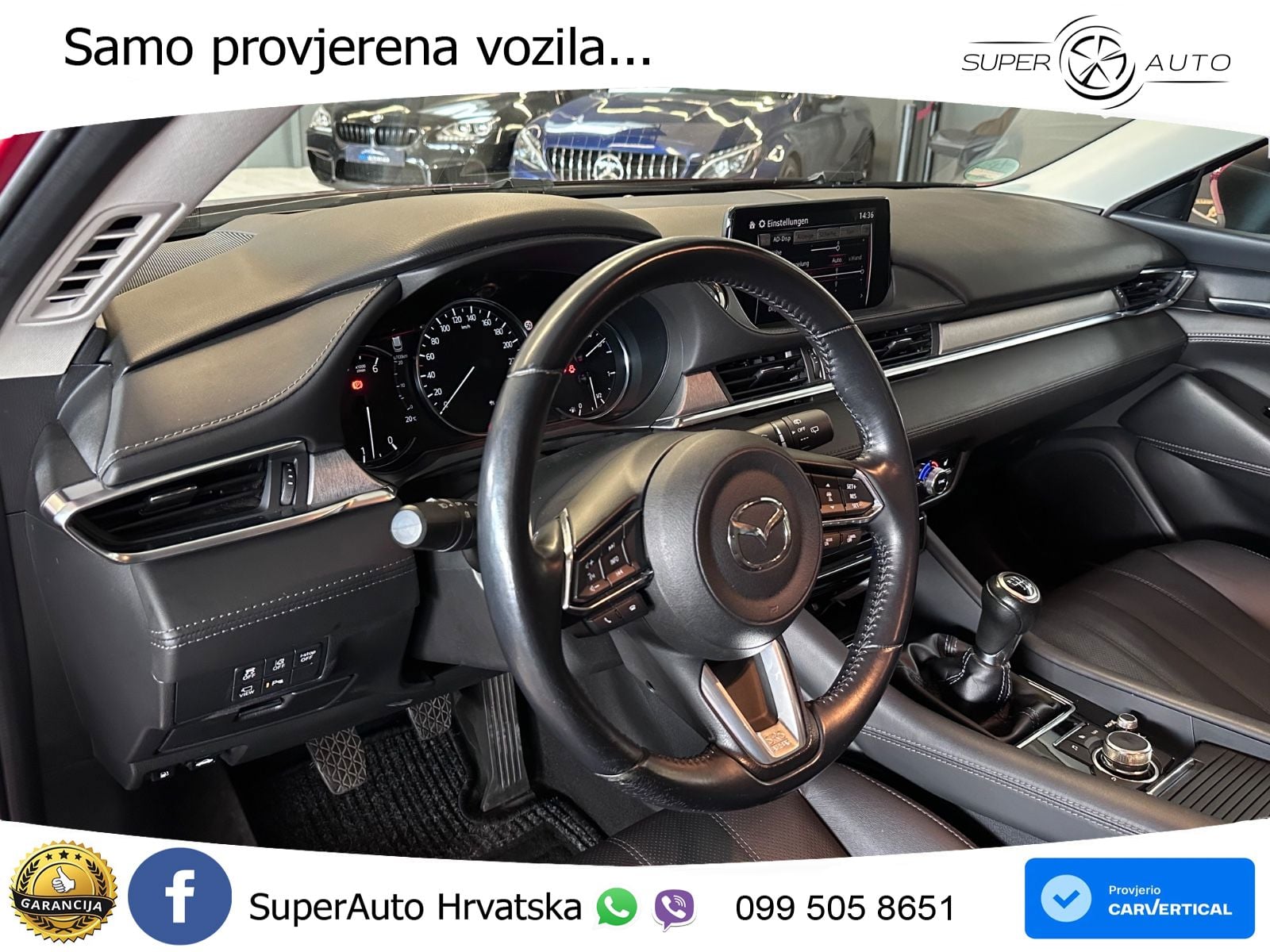 Mazda 6 Sport Combi  2.2 SKYACTIV-D (184 KS) MATRIX+GR SJED+KAM
