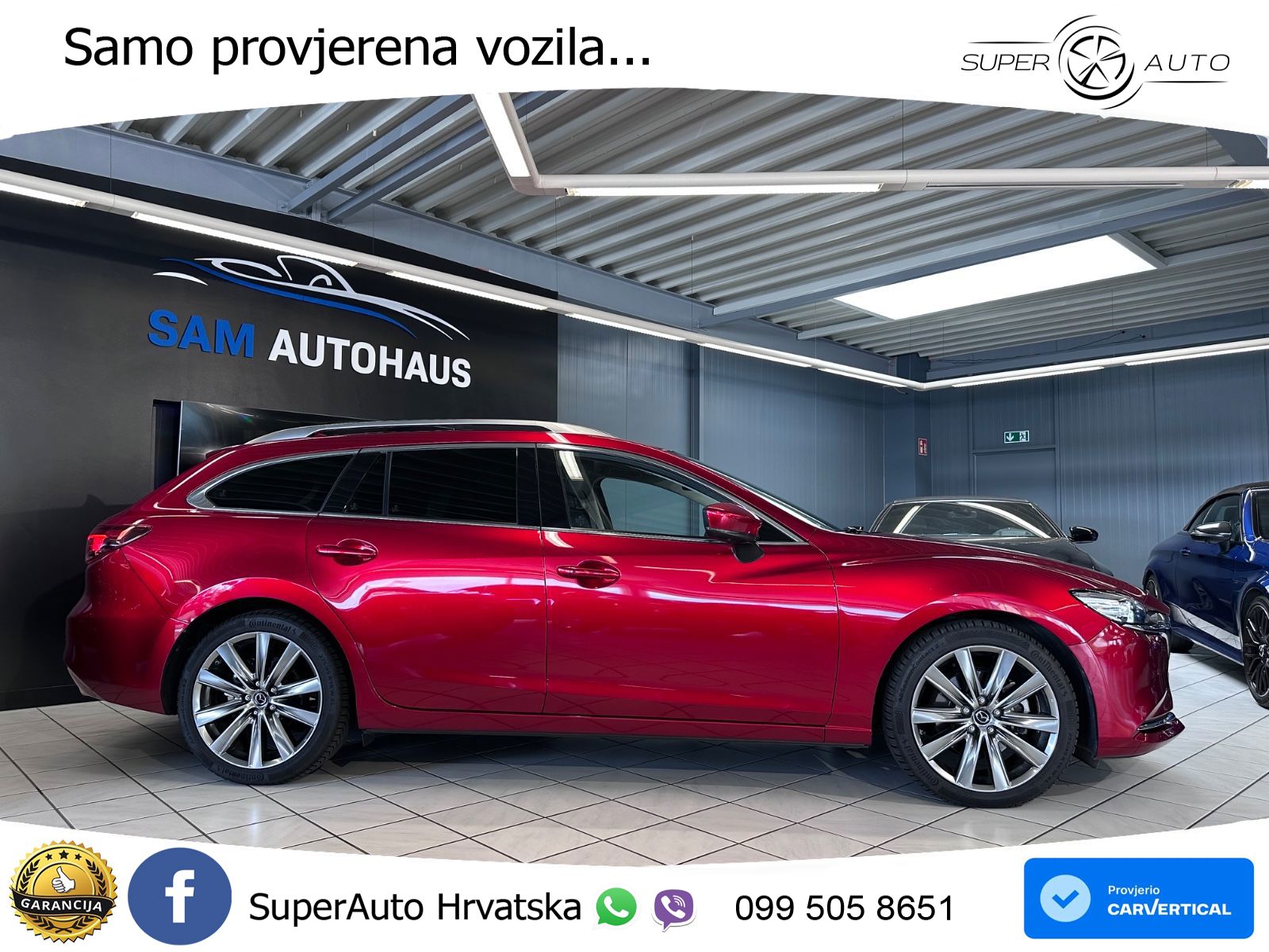 Mazda 6 Sport Combi  2.2 SKYACTIV-D (184 KS) MATRIX+GR SJED+KAM