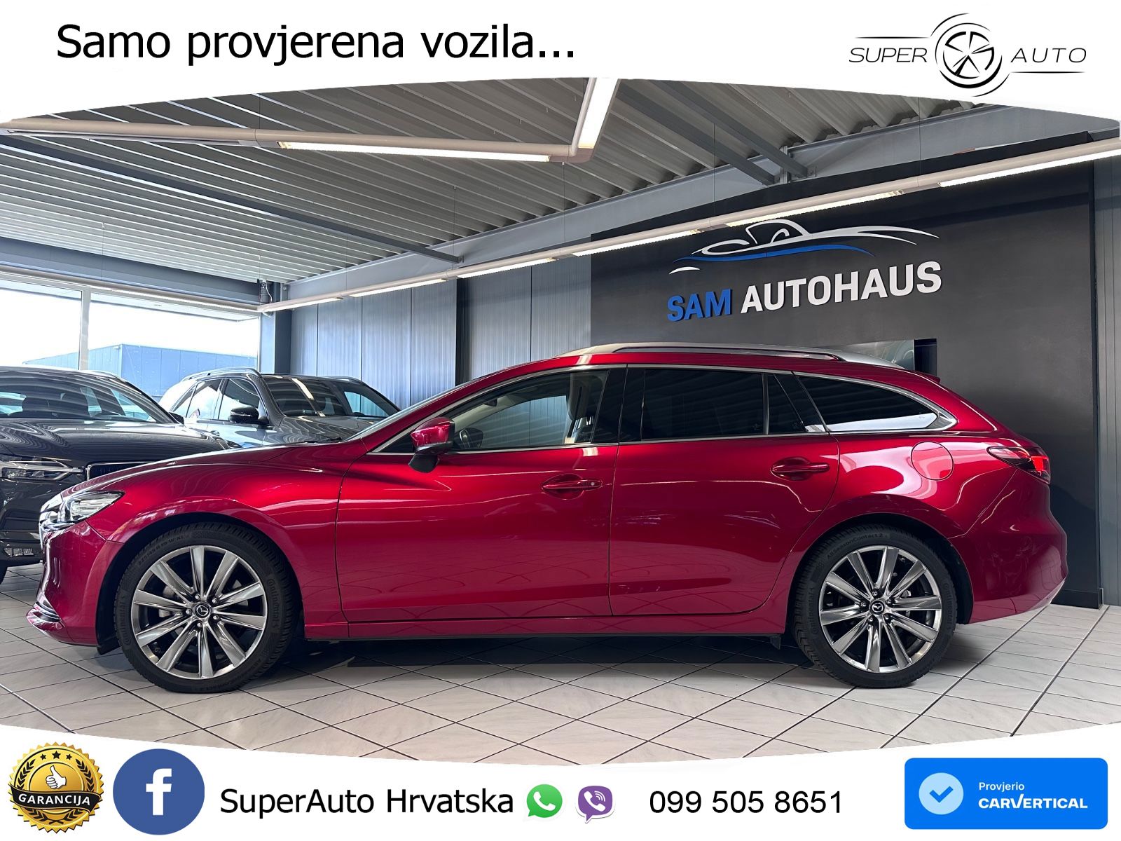 Mazda 6 Sport Combi  2.2 SKYACTIV-D (184 KS) MATRIX+GR SJED+KAM