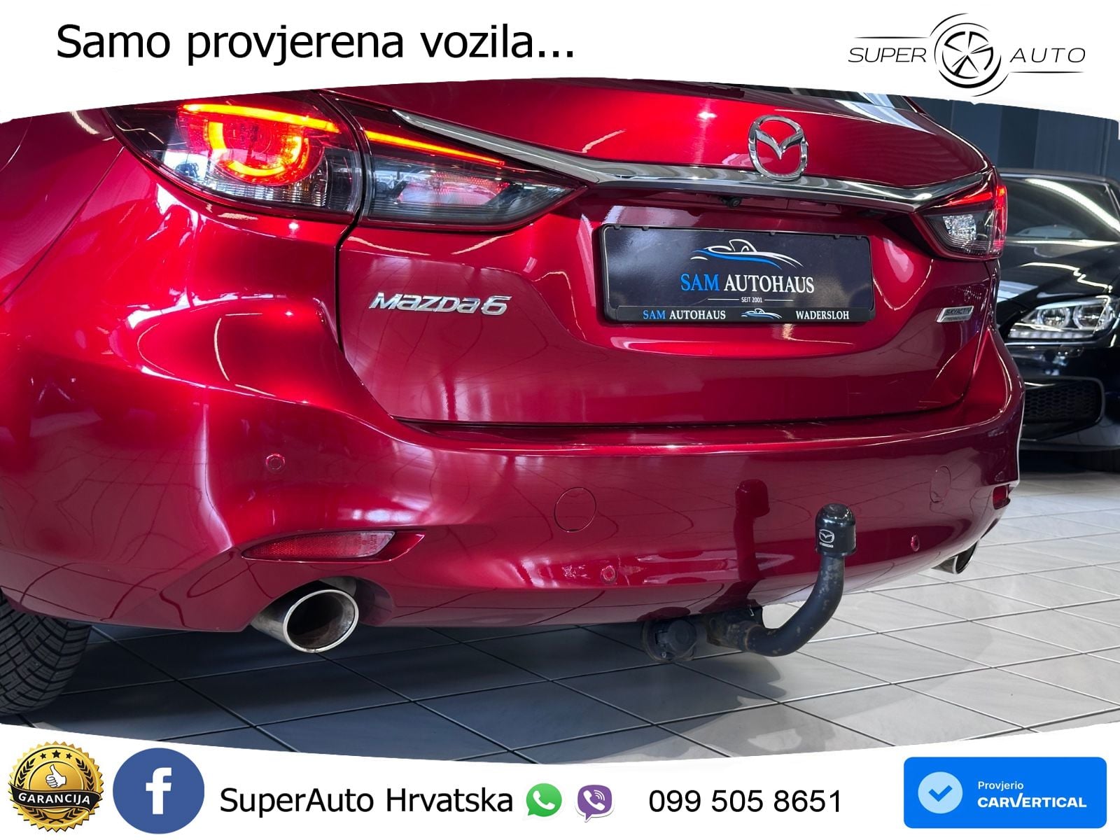Mazda 6 Sport Combi  2.2 SKYACTIV-D (184 KS) MATRIX+GR SJED+KAM