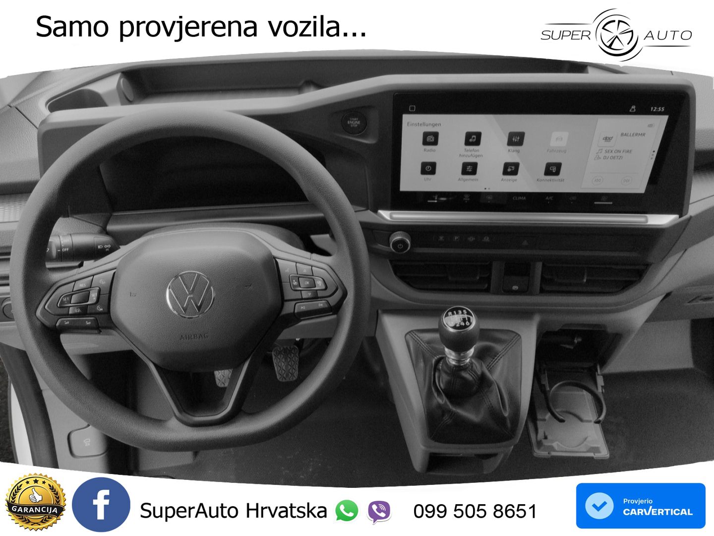 Volkswagen T7 Transporter Kasten LR TDI*LED Tempo PDC Klima 110 KS