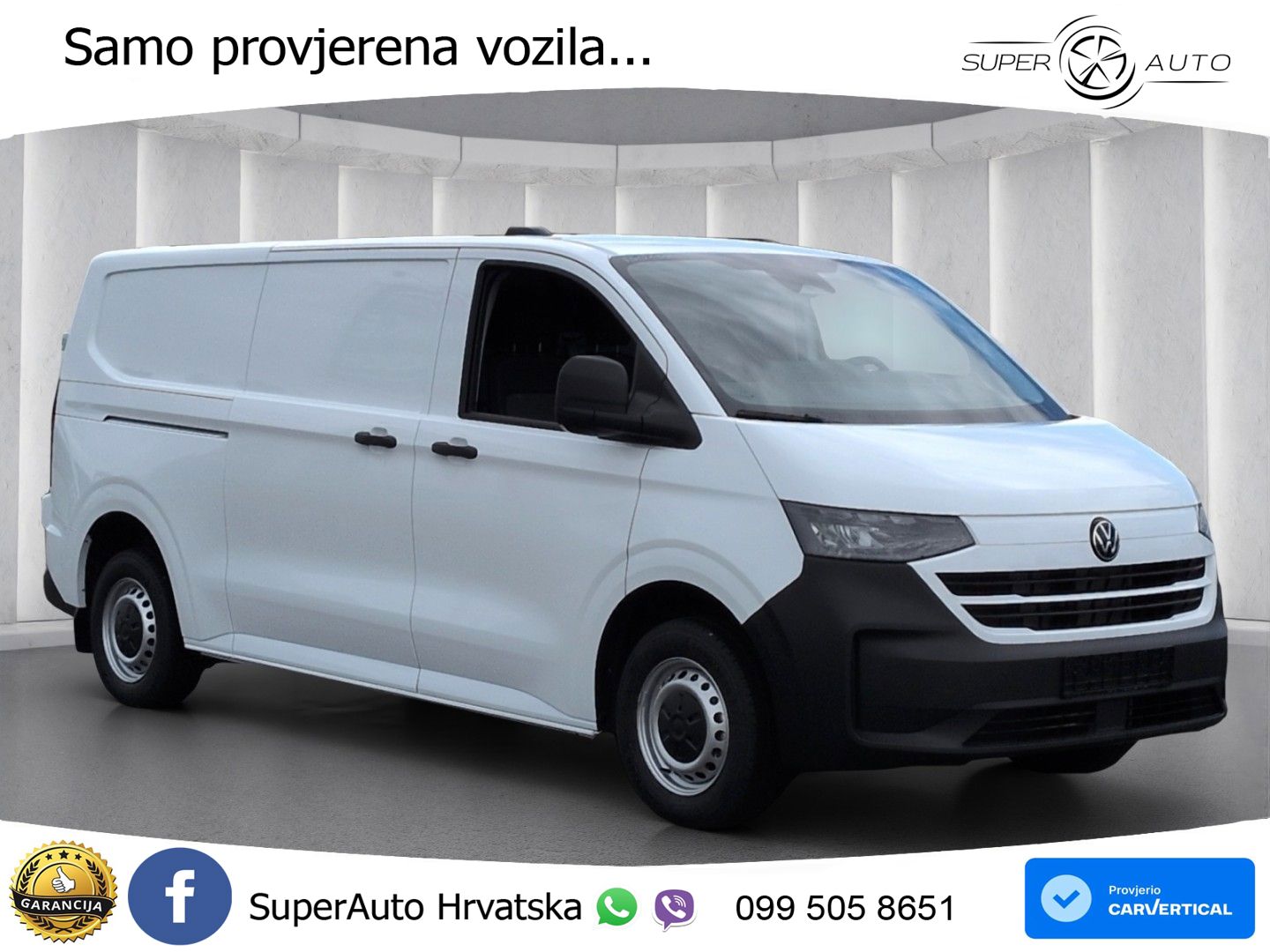 Volkswagen T7 Transporter Kasten LR TDI*LED Tempo PDC Klima 110 KS