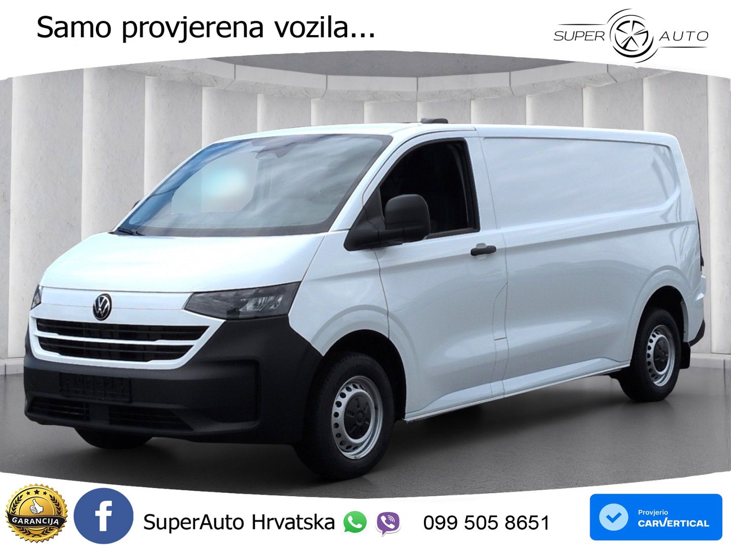 Volkswagen T7 Transporter Kasten LR TDI*LED Tempo PDC Klima 110 KS
