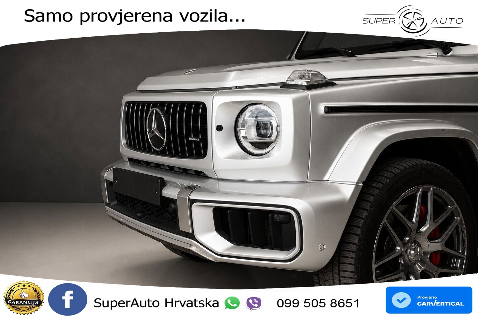 Mercedes AMG G 63 Long V8 (585 KS) 4MATIC 9G-TRONIC AMG SPEEDSHIFT TCT Manufaktur LED+GR SJED+ACC