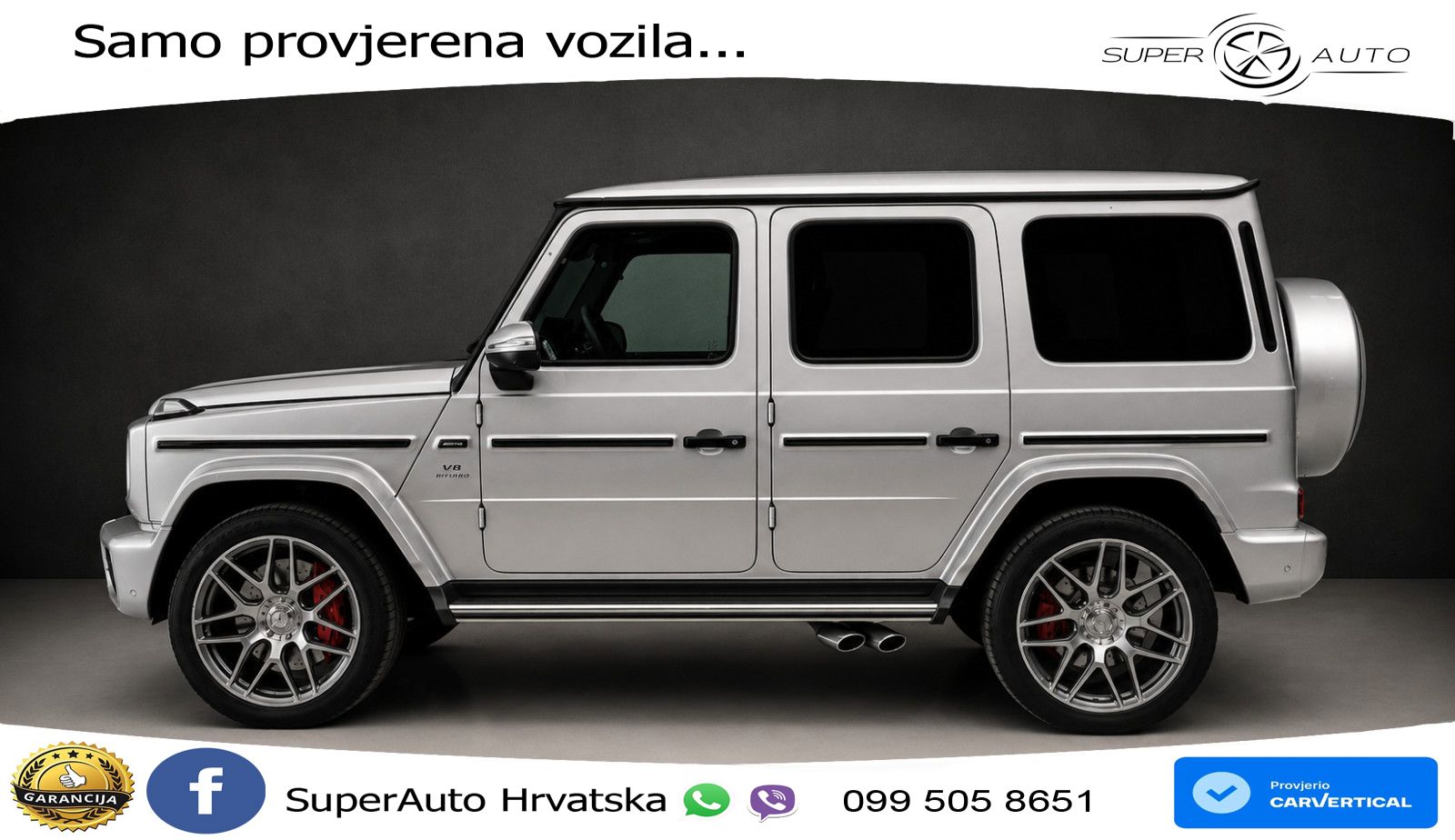 Mercedes AMG G 63 Long V8 (585 KS) 4MATIC 9G-TRONIC AMG SPEEDSHIFT TCT Manufaktur LED+GR SJED+ACC