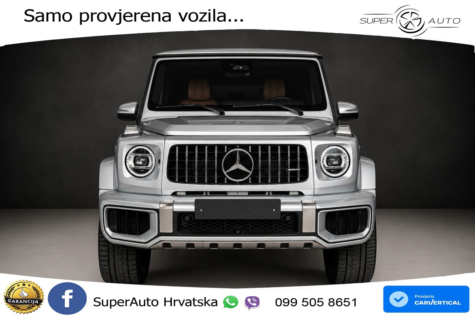 Mercedes AMG G 63 Long V8 (585 KS) 4MATIC 9G-TRONIC AMG SPEEDSHIFT TCT Manufaktur LED+GR SJED+ACC