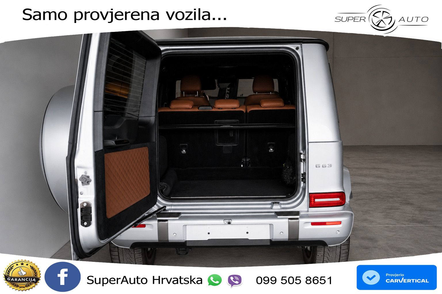 Mercedes AMG G 63 Long V8 (585 KS) 4MATIC 9G-TRONIC AMG SPEEDSHIFT TCT Manufaktur LED+GR SJED+ACC