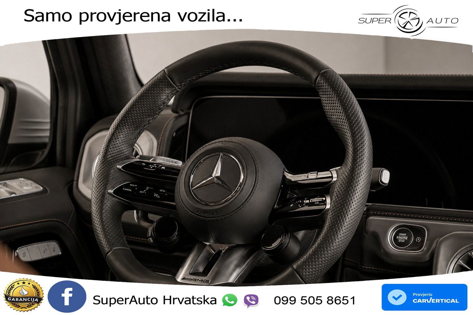 Mercedes AMG G 63 Long V8 (585 KS) 4MATIC 9G-TRONIC AMG SPEEDSHIFT TCT Manufaktur LED+GR SJED+ACC