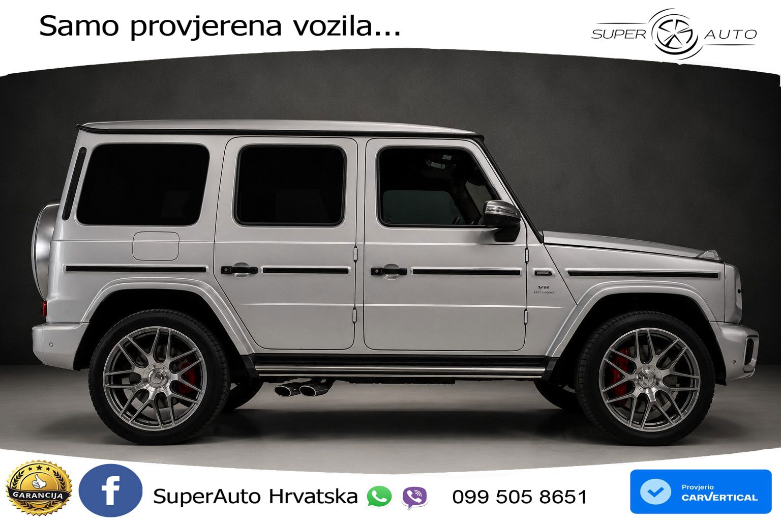 Mercedes AMG G 63 Long V8 (585 KS) 4MATIC 9G-TRONIC AMG SPEEDSHIFT TCT Manufaktur LED+GR SJED+ACC