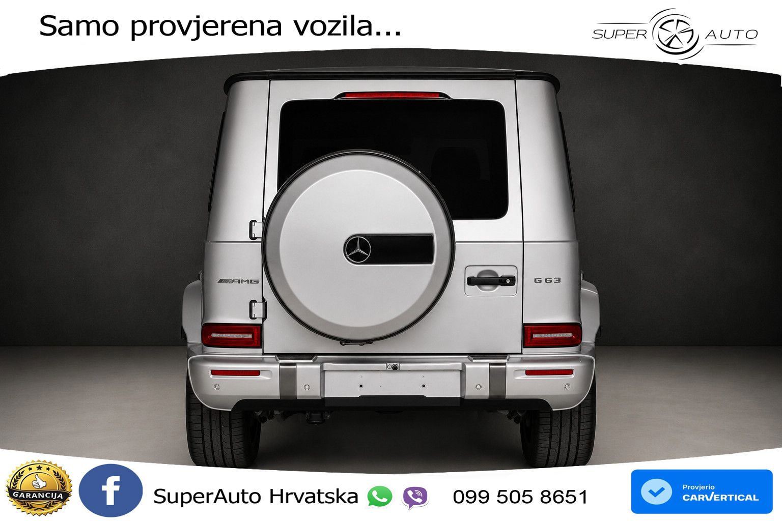 Mercedes AMG G 63 Long V8 (585 KS) 4MATIC 9G-TRONIC AMG SPEEDSHIFT TCT Manufaktur LED+GR SJED+ACC