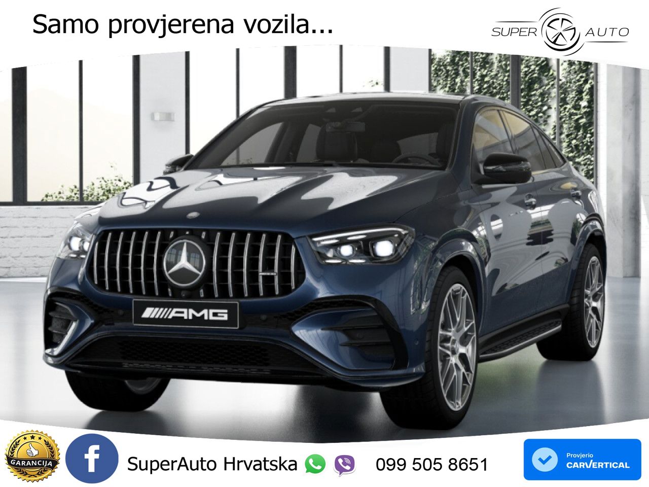 Mercedes AMG GLE Coupe 53 (435 KS) EQ Boost 4MATIC+ AMG SPEEDSHIFT TCT 9G LED+GR SJED+ACC