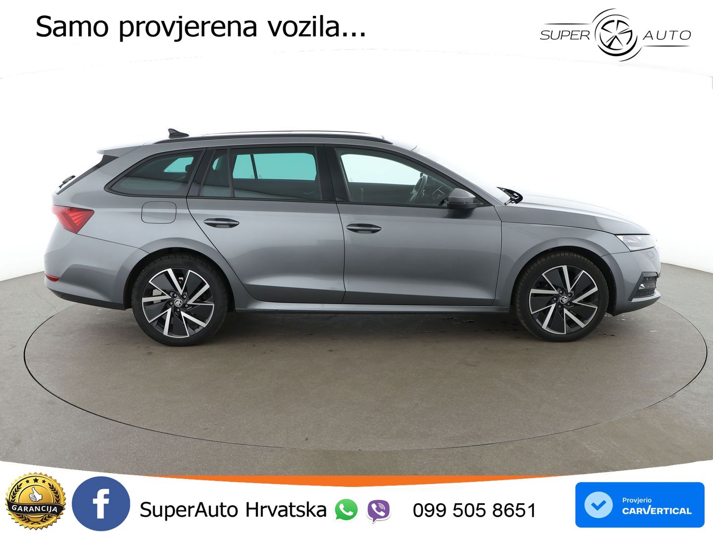 Škoda Octavia Combi 2.0 TDI (150 KS) DSG LED+GR SJED+ACC