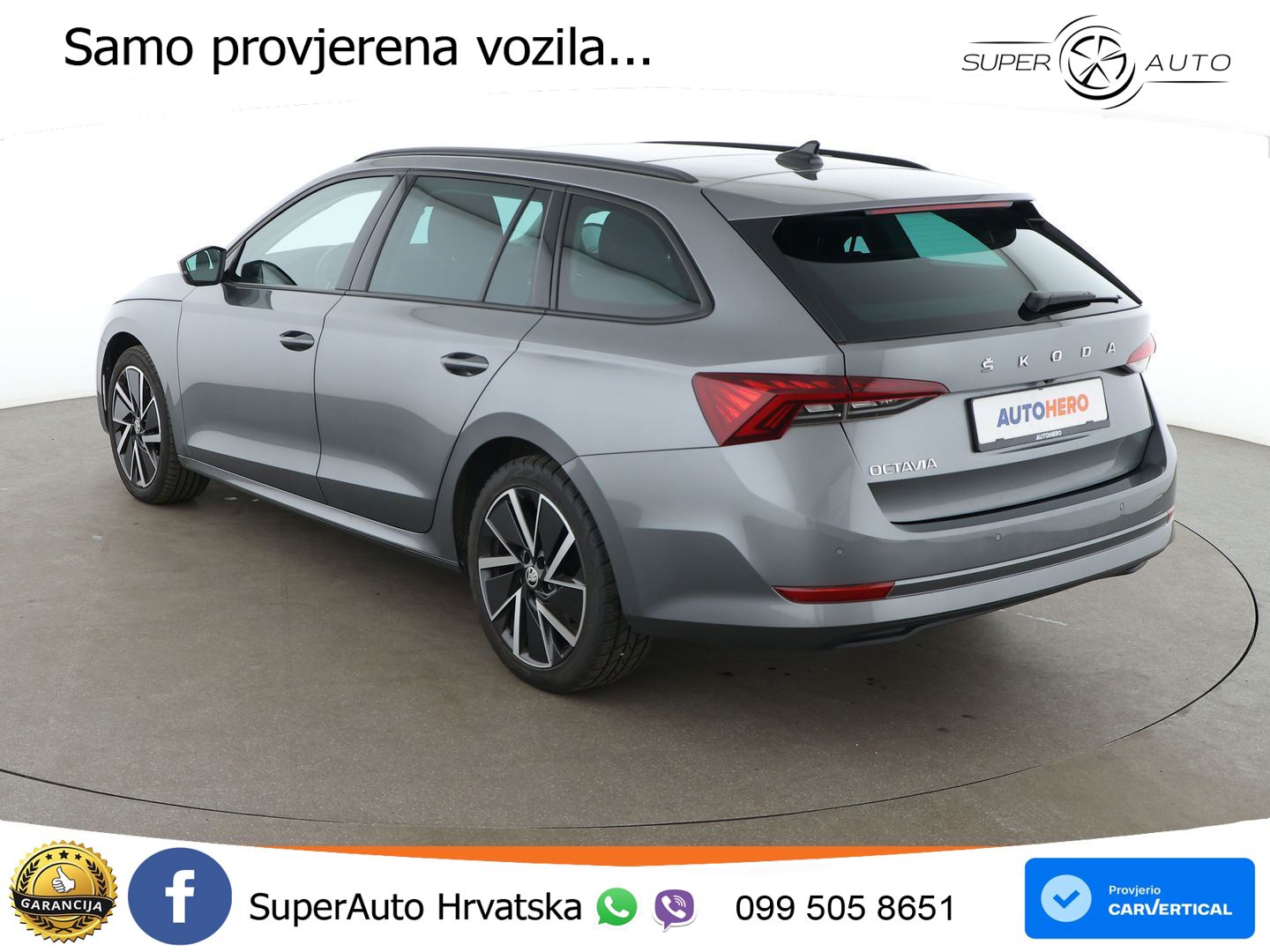 Škoda Octavia Combi 2.0 TDI (150 KS) DSG LED+GR SJED+ACC