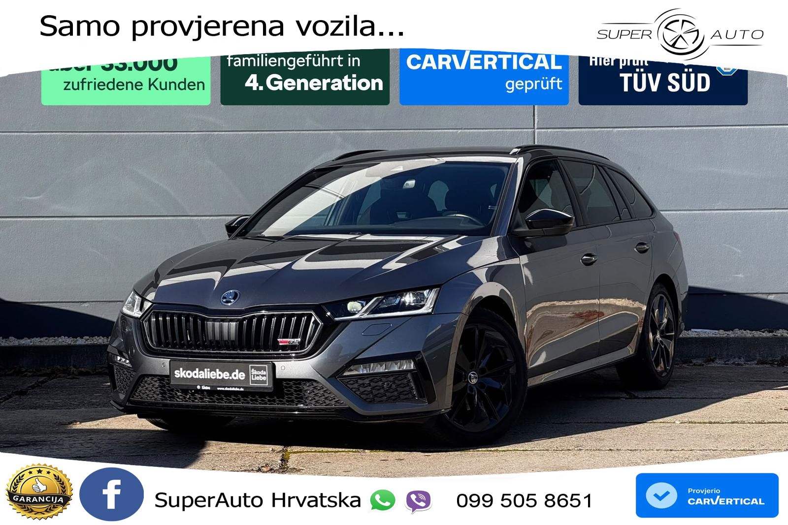 Škoda Octavia Combi RS 2.0 TDI (200 KS) DSG