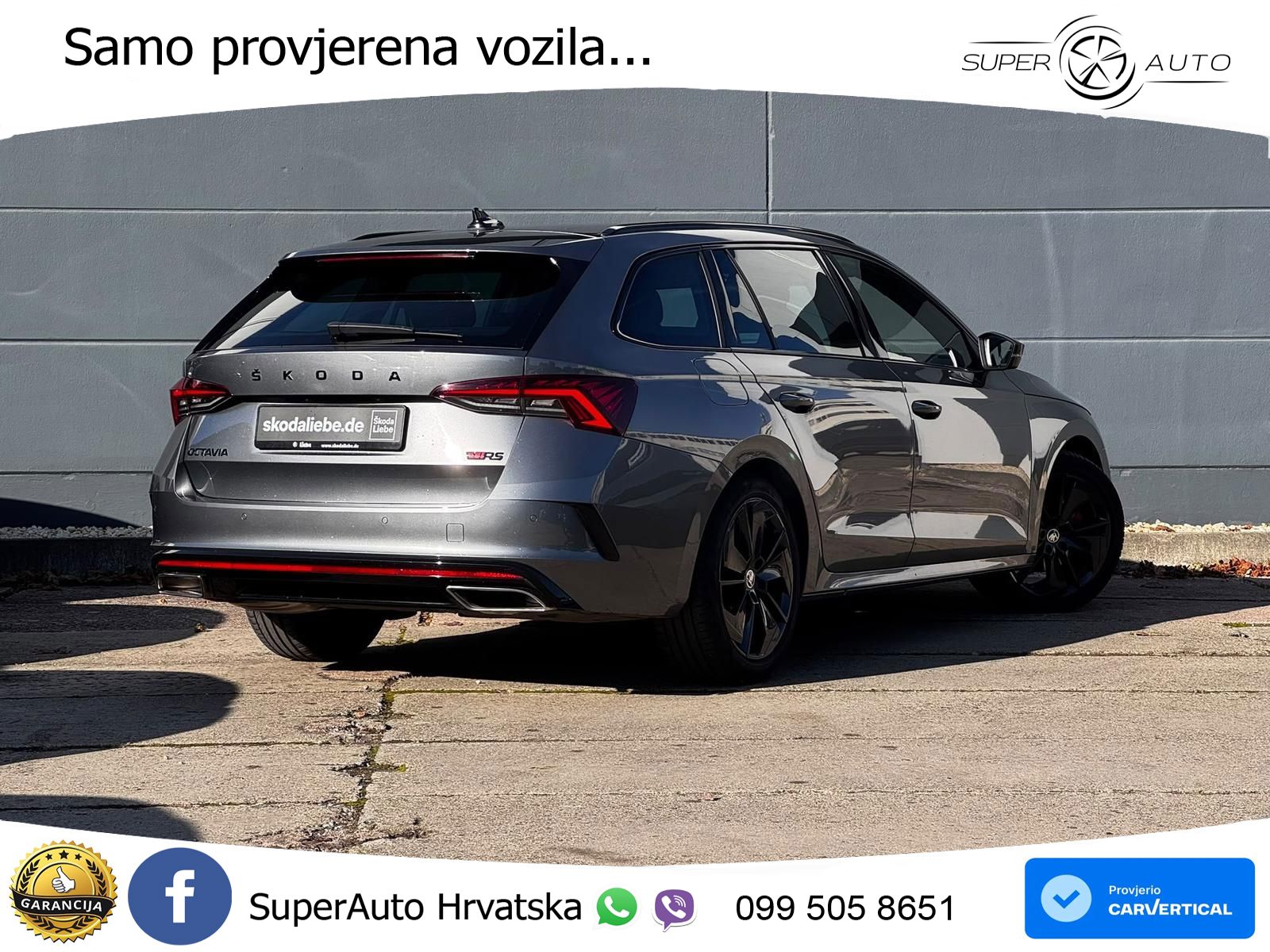 Škoda Octavia Combi RS 2.0 TDI (200 KS) DSG