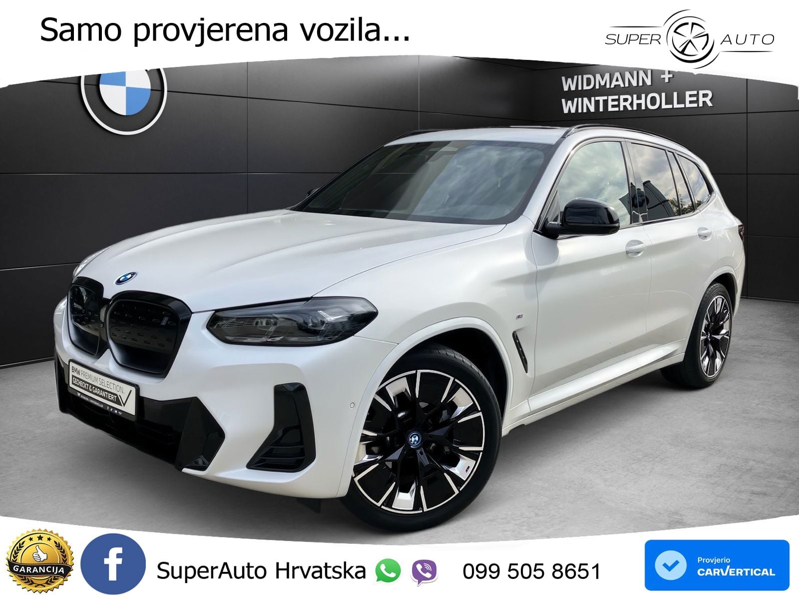 BMW iX3 80 kWh (286 KS) M Sport LED+GR SJED+ACC
