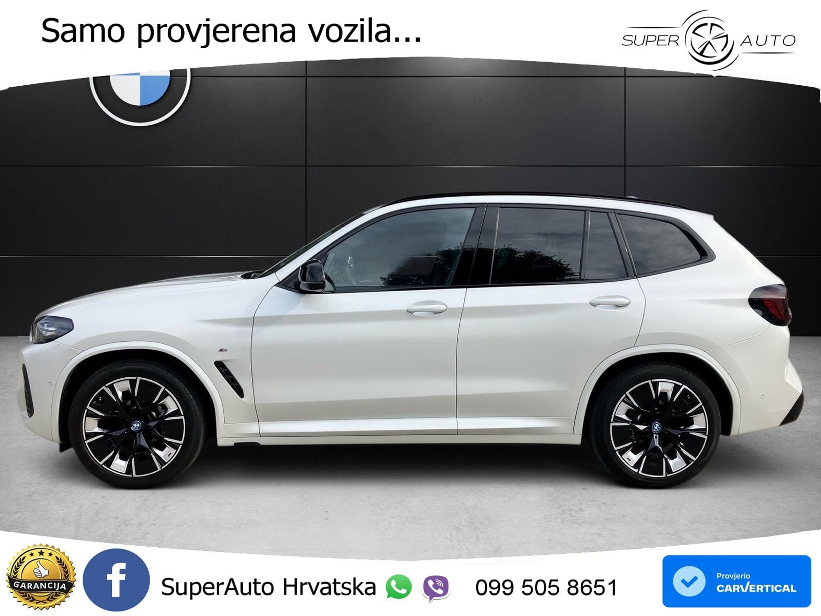 BMW iX3 80 kWh (286 KS) M Sport LED+GR SJED+ACC