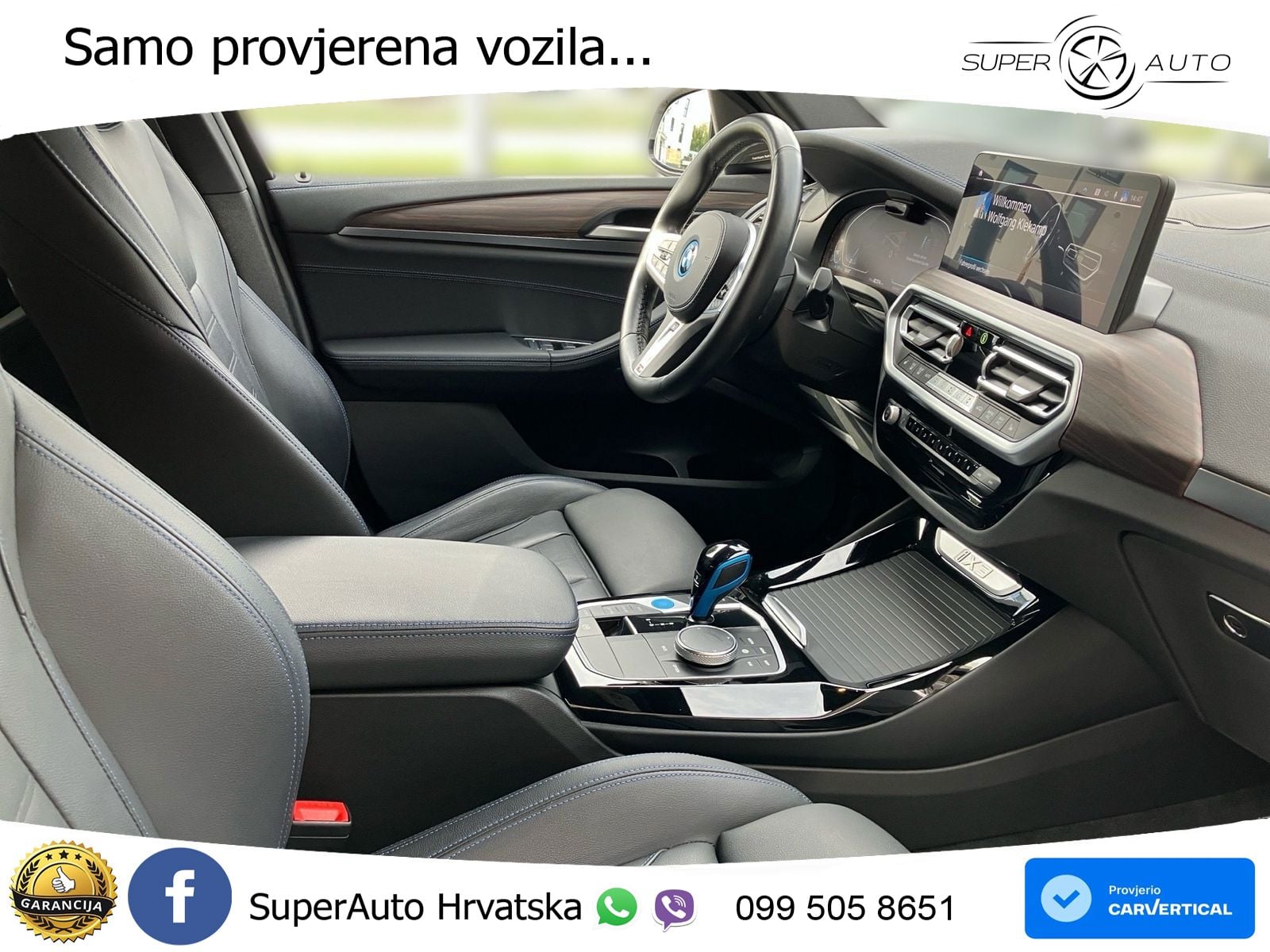 BMW iX3 80 kWh (286 KS) M Sport LED+GR SJED+ACC