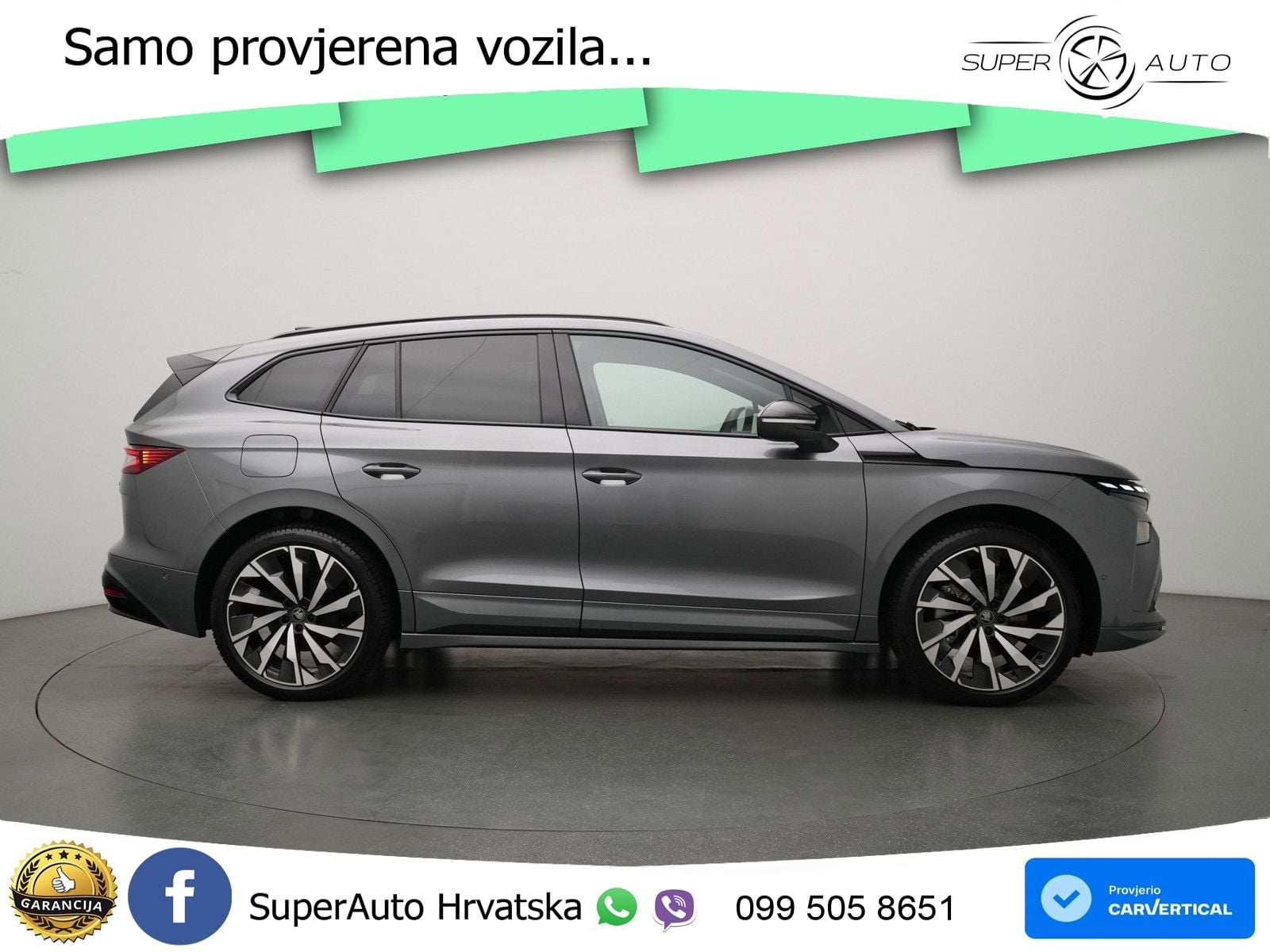 Škoda Enyaq 85 82 kWh (286 KS) SportLine MATRIX+GR SJED+KAM