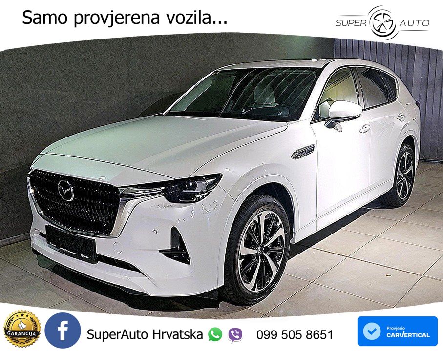 Mazda CX-60 3.3 e-Skyactiv D (254 KS) AWD Automatic LED+GR SJED+ACC