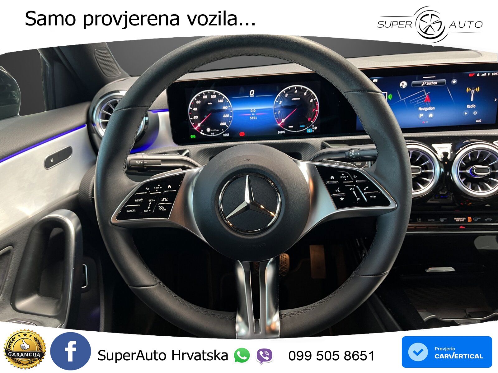 Mercedes-Benz A 200 7G-DCT LED+GR SJED+ACC