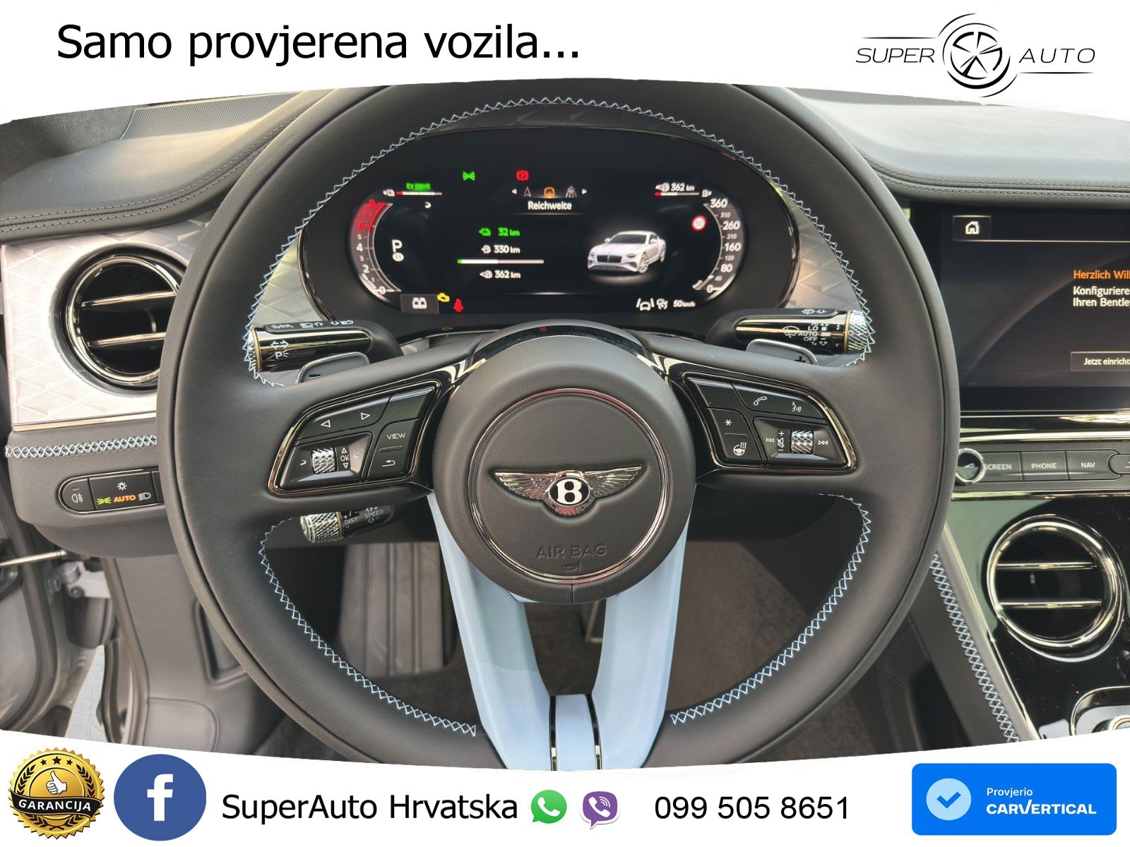 Bentley Continental GT IV 4.0 V8 TFSi (680 KS) AWD DCT ZRAČNI+ACC+GR SJED+360