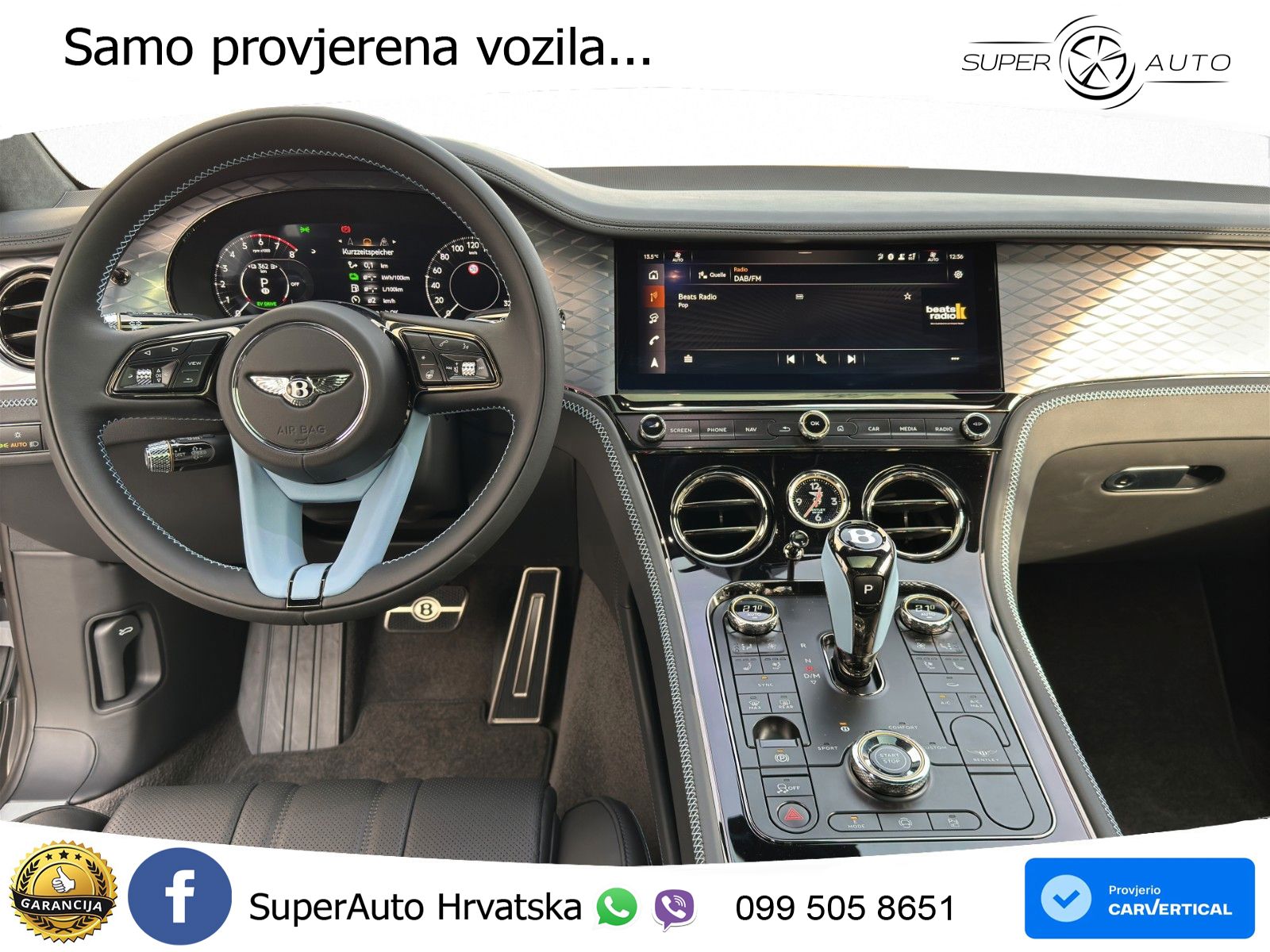 Bentley Continental GT IV 4.0 V8 TFSi (680 KS) AWD DCT ZRAČNI+ACC+GR SJED+360