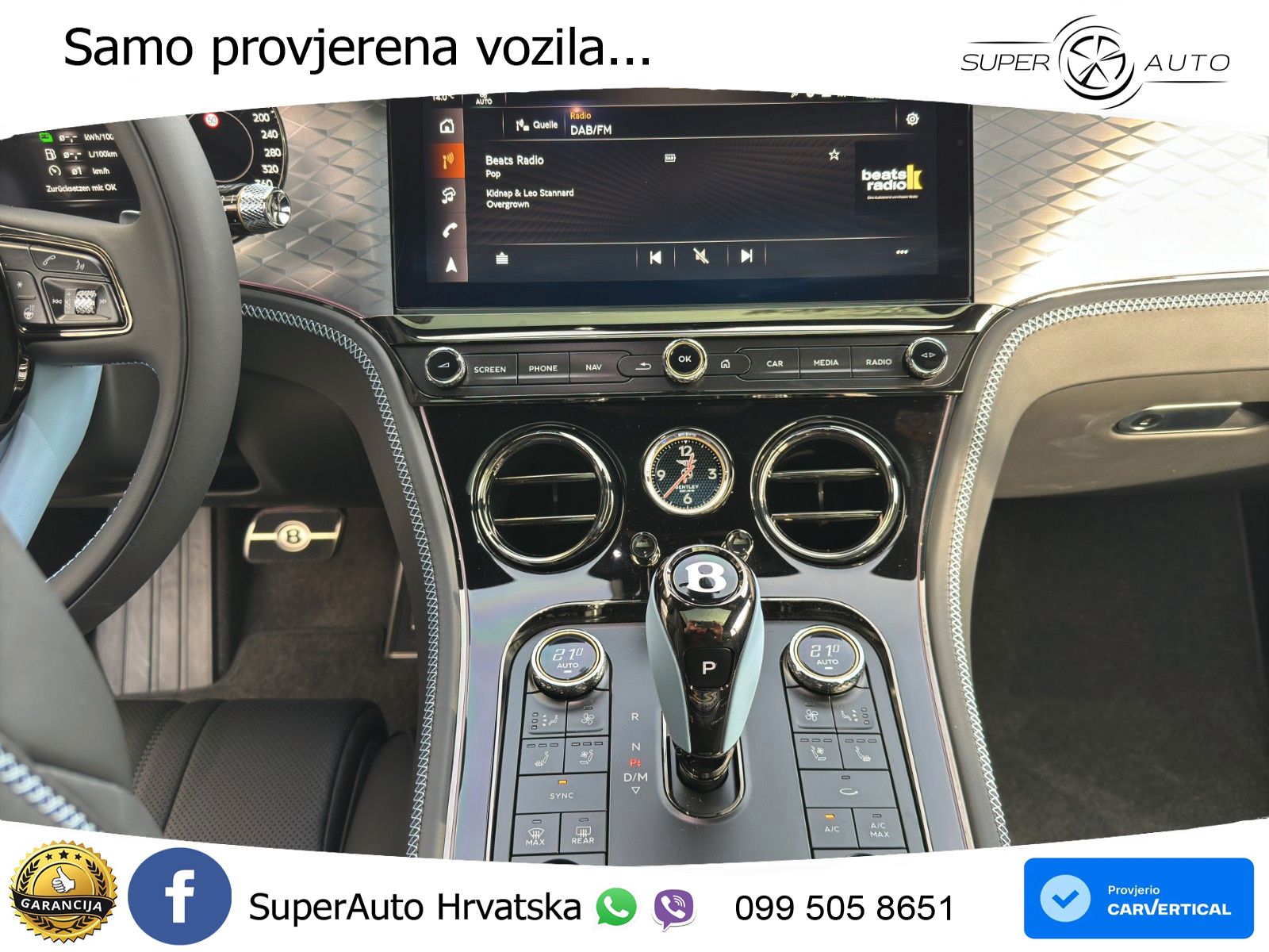 Bentley Continental GT IV 4.0 V8 TFSi (680 KS) AWD DCT ZRAČNI+ACC+GR SJED+360