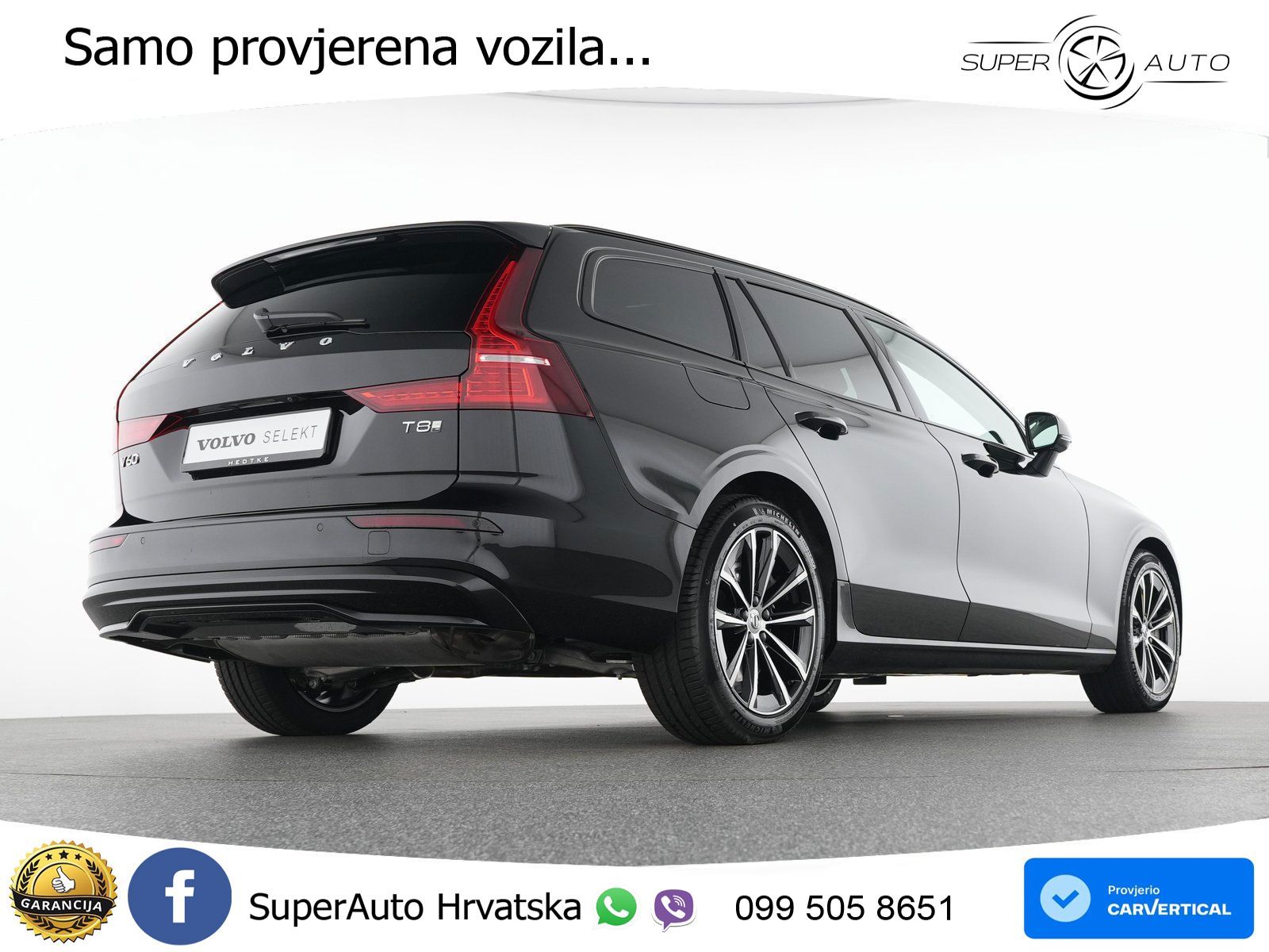 Volvo V60 2.0 T8 AWD Geartronic LED+GR SJED+ACC