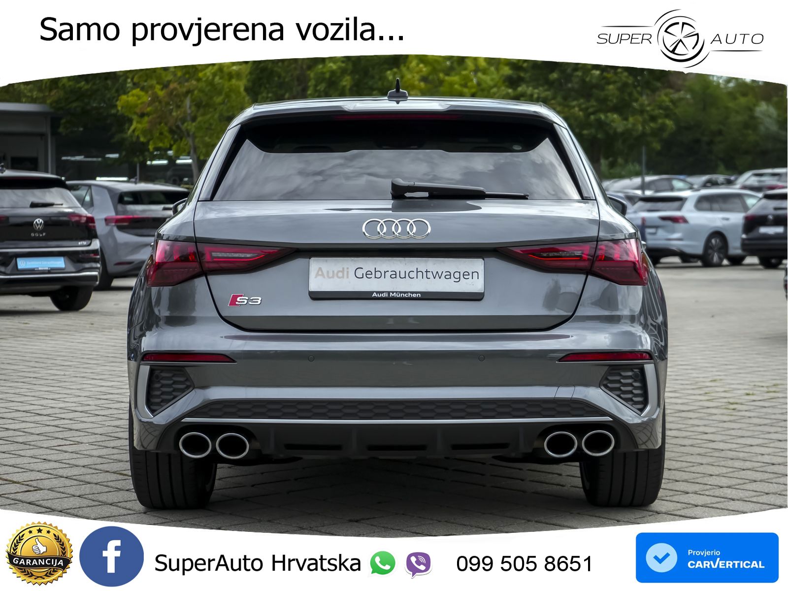 Audi S3 2.0 TFSI (310 KS) quattro S tronic LED+GR SJED+ACC