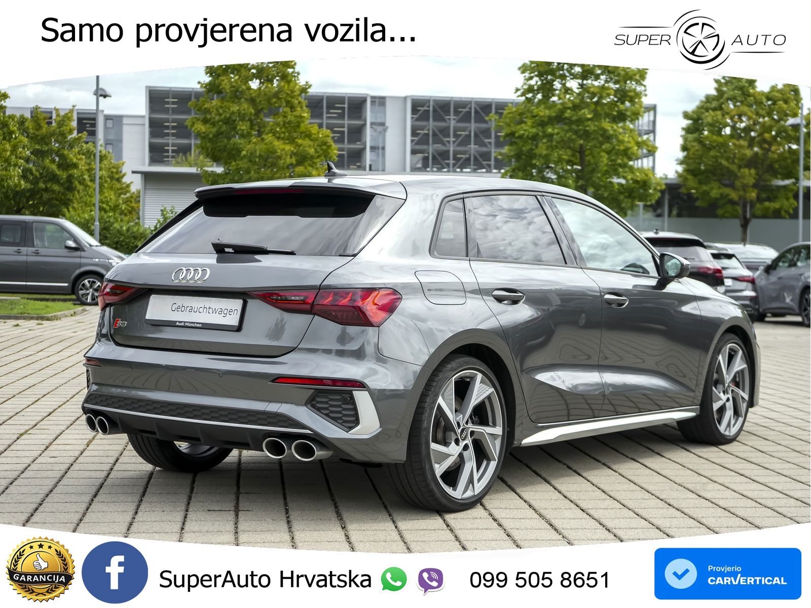 Audi S3 2.0 TFSI (310 KS) quattro S tronic LED+GR SJED+ACC