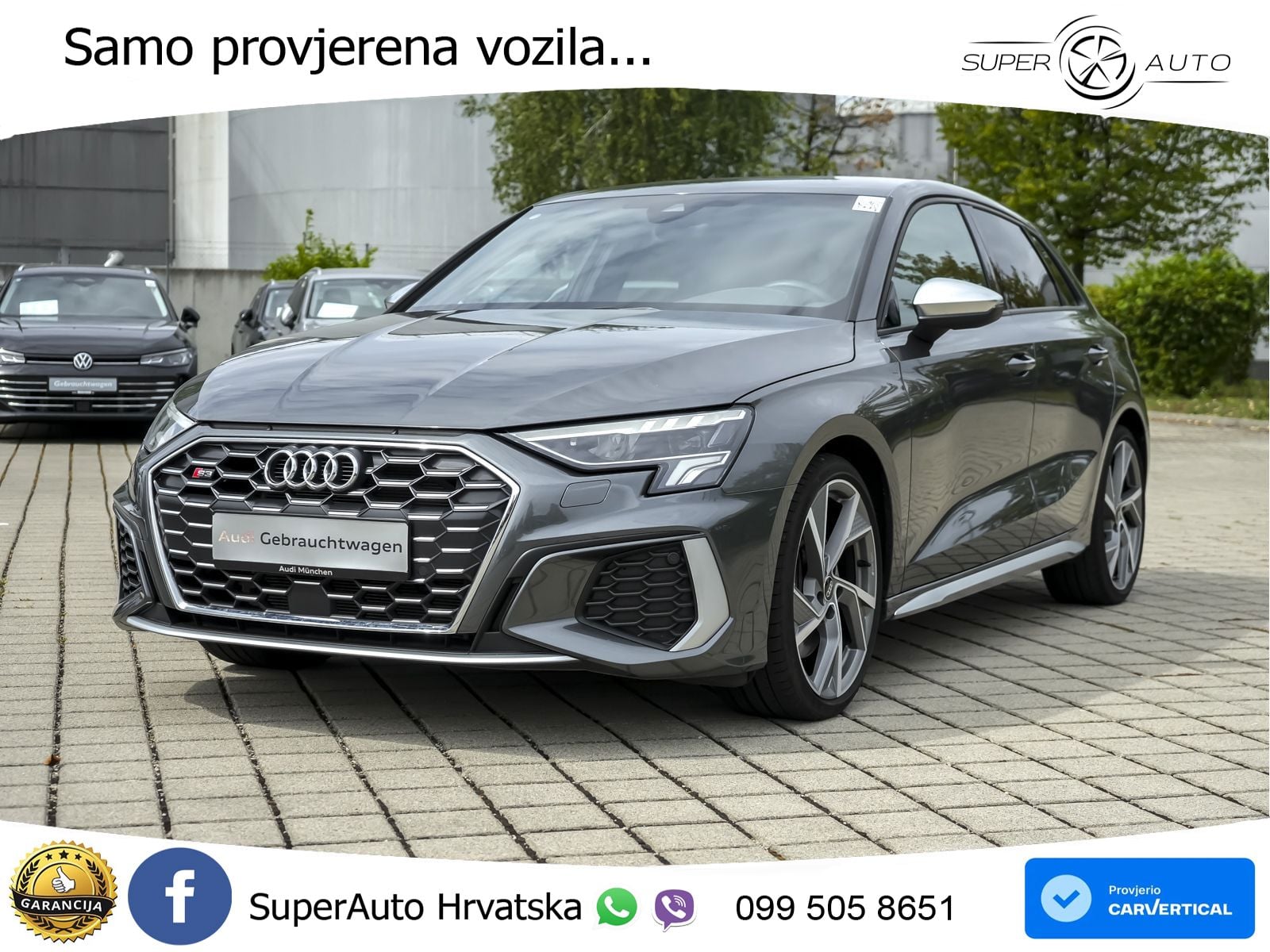 Audi S3 2.0 TFSI (310 KS) quattro S tronic LED+GR SJED+ACC