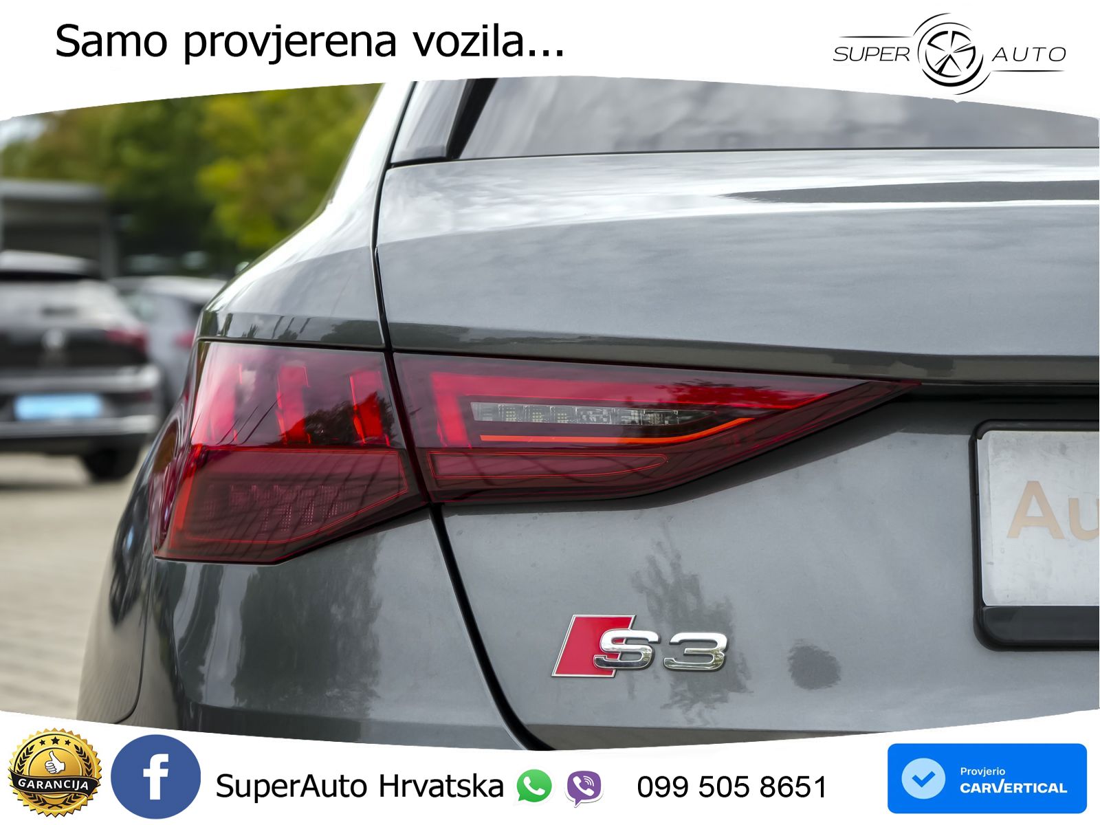 Audi S3 2.0 TFSI (310 KS) quattro S tronic LED+GR SJED+ACC