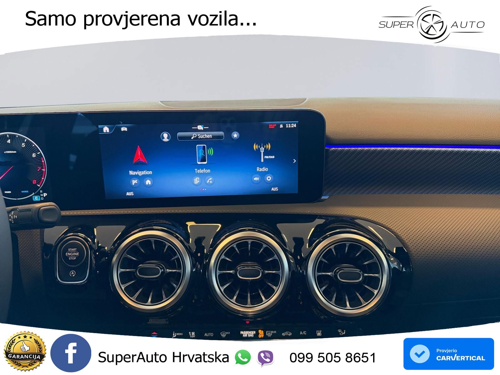 Mercedes-Benz A 200 7G-DCT LED+GR SJED+ACC