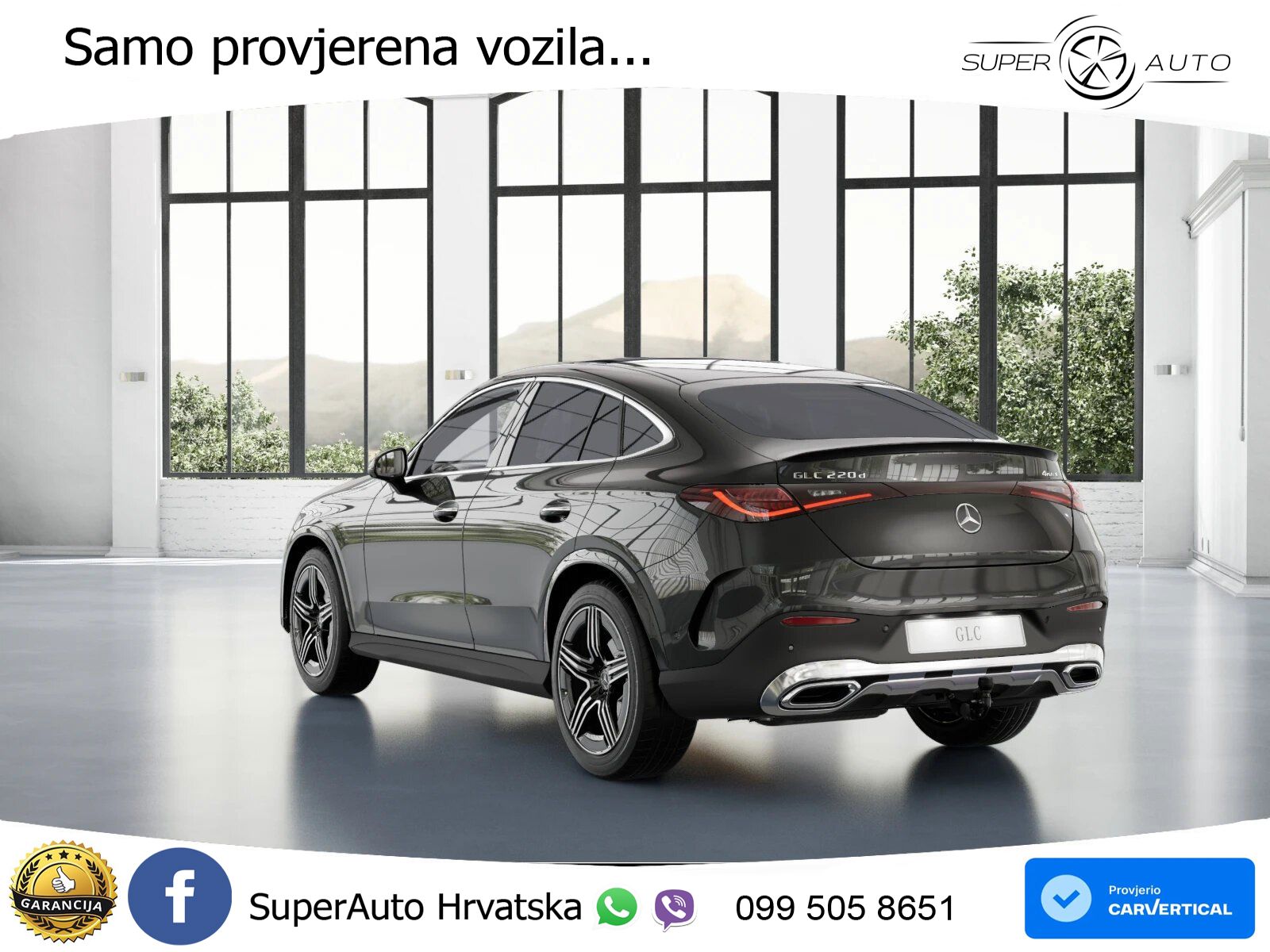 Mercedes GLC Coupe 220d (197 KS) 4MATIC 9G-TRONIC AMG ACC+GR SJED+360+PANO