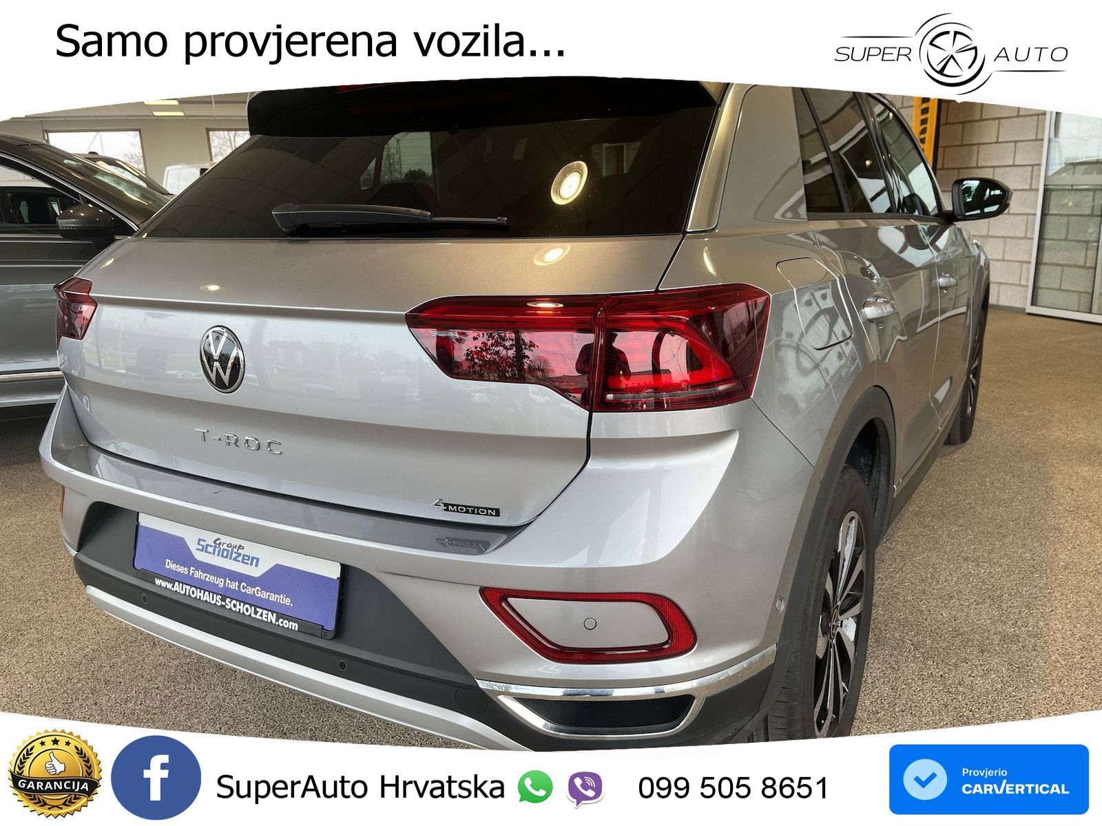 Volkswagen T-Roc 2.0 TDI (150 KS) 4M DSG LED+GR SJED+ACC