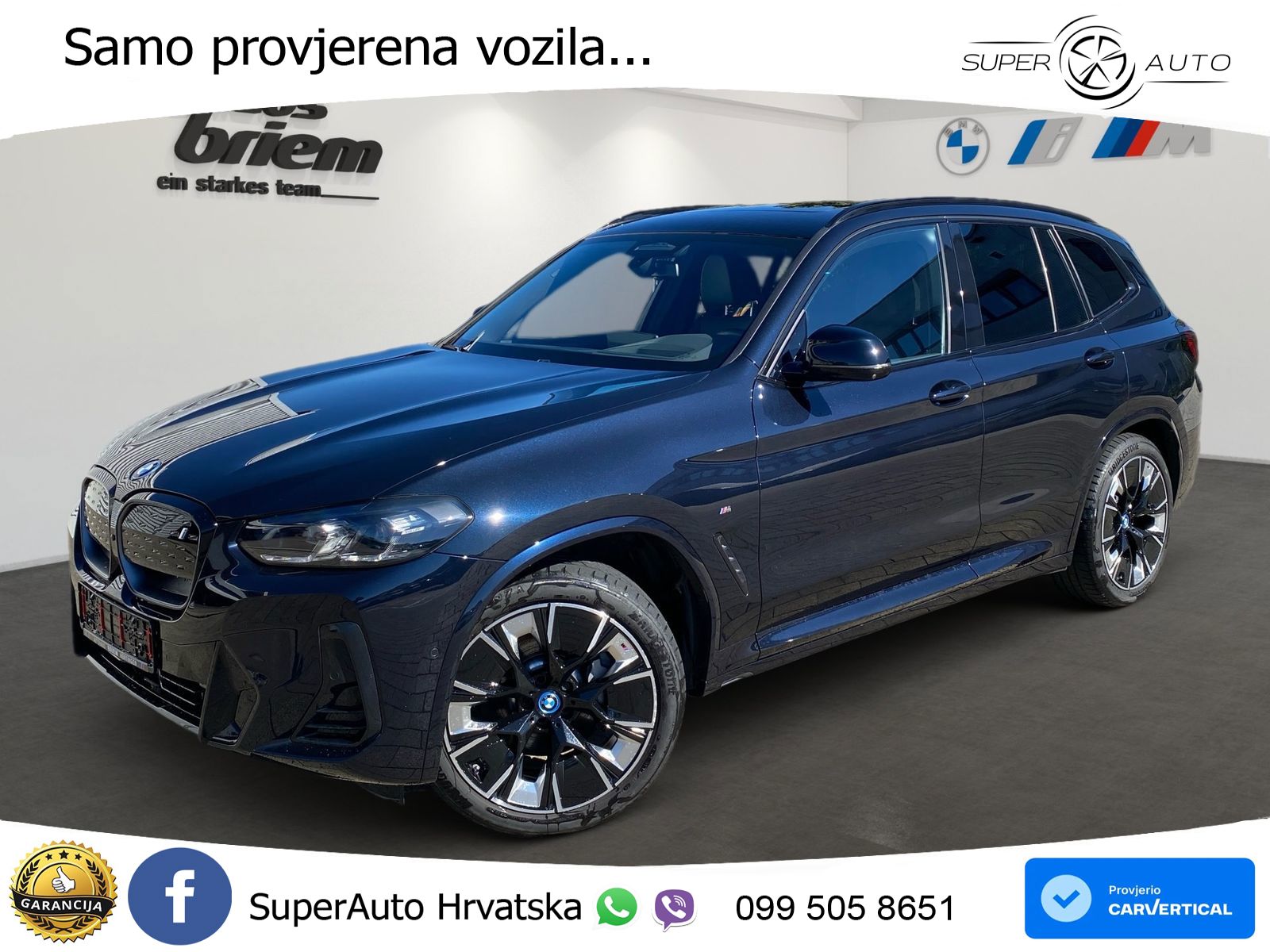 BMW iX3 80 kWh (286 KS)