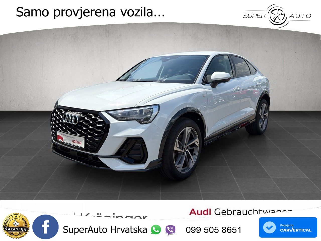 Audi Q3 II Sportback 35 TFSI (150 KS) S tronic S line LED+GR SJED+ACC