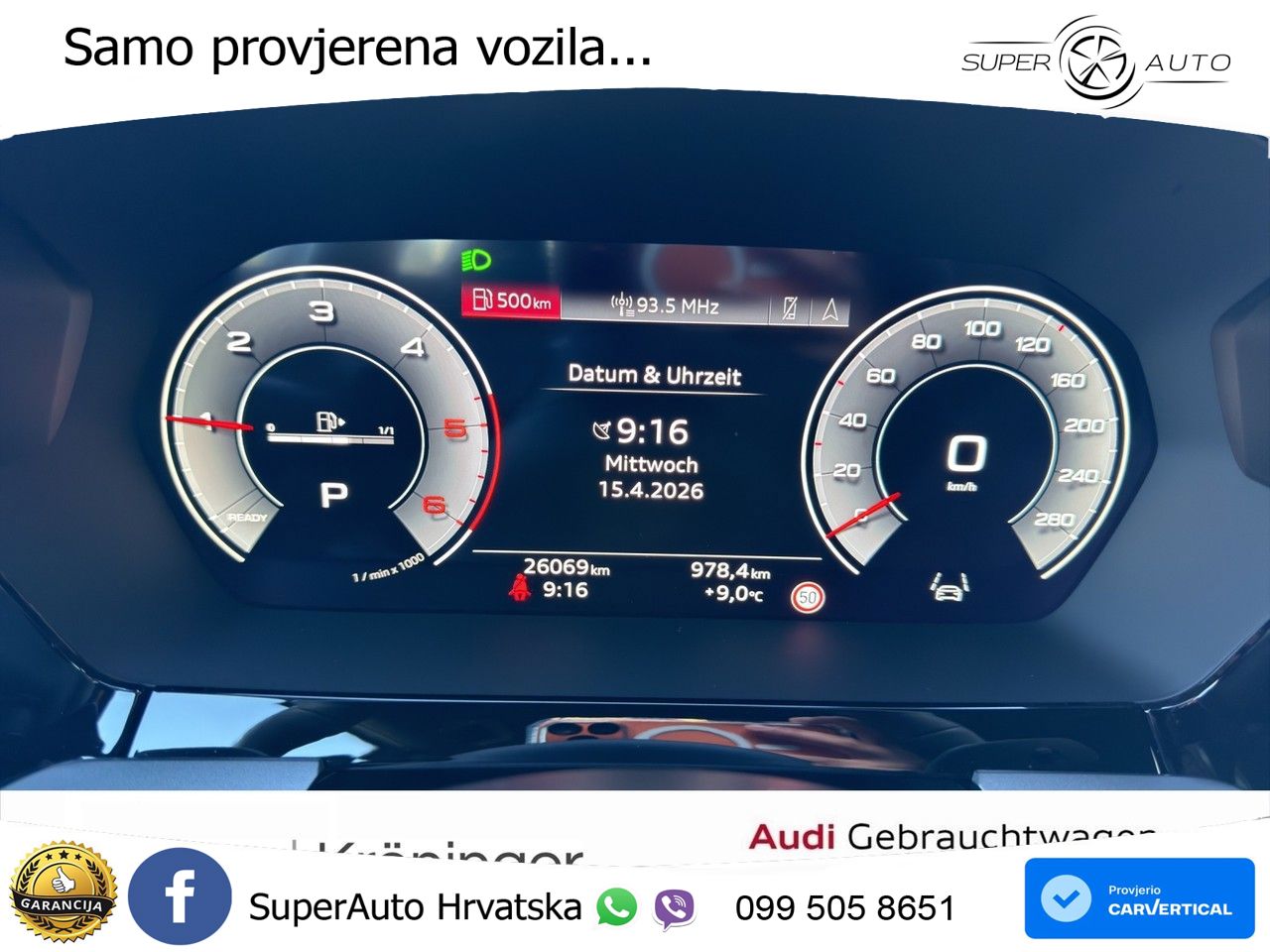 Audi A3 35 TDI (150 KS) S tronic LED+GR SJED+ACC