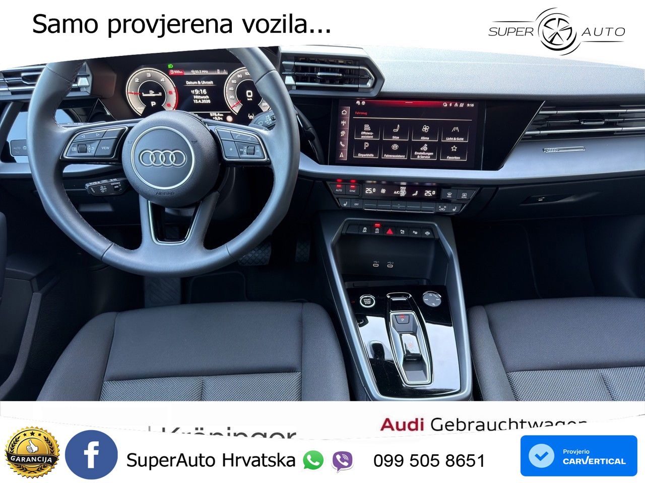 Audi A3 35 TDI (150 KS) S tronic LED+GR SJED+ACC