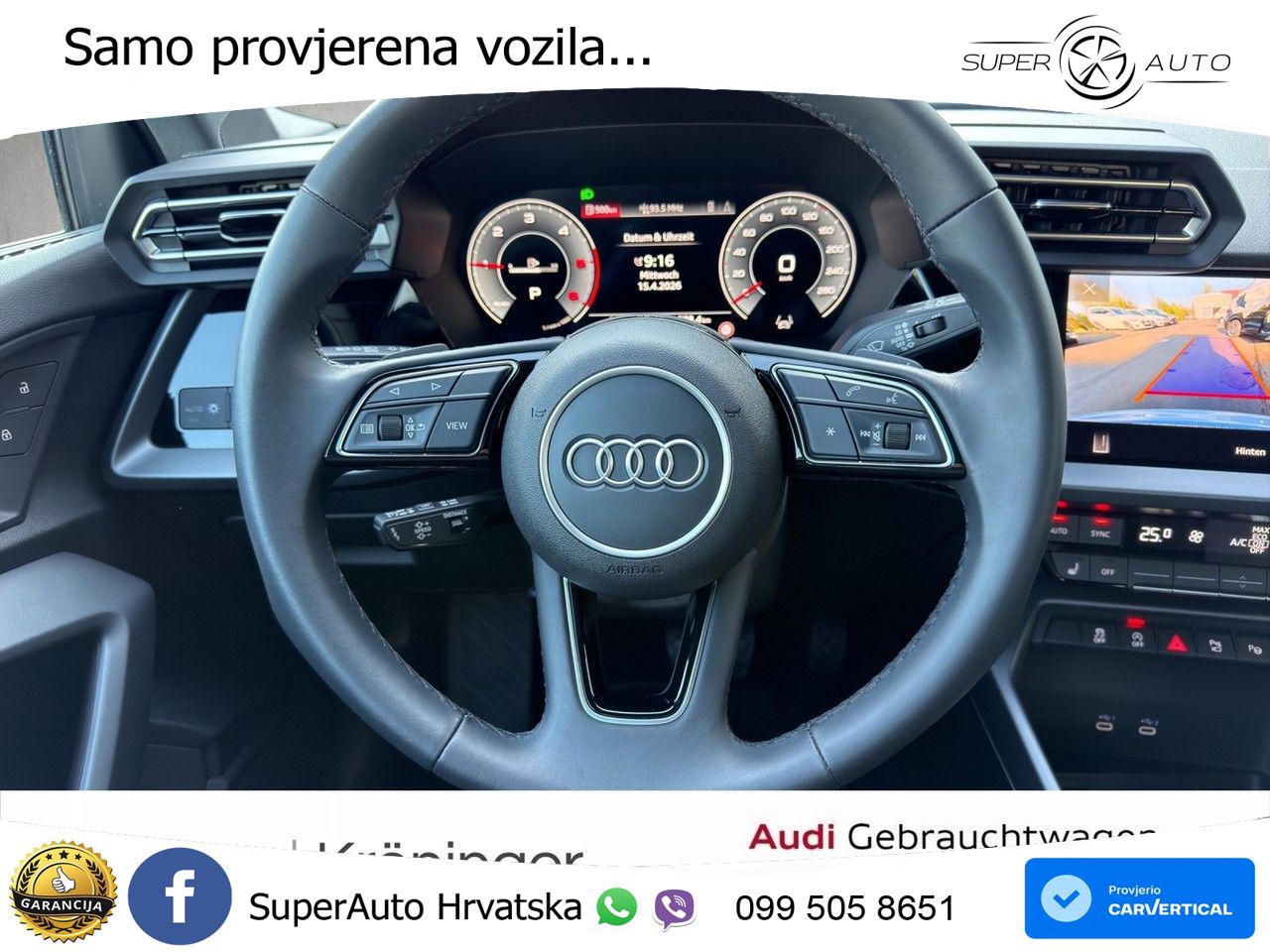 Audi A3 35 TDI (150 KS) S tronic LED+GR SJED+ACC
