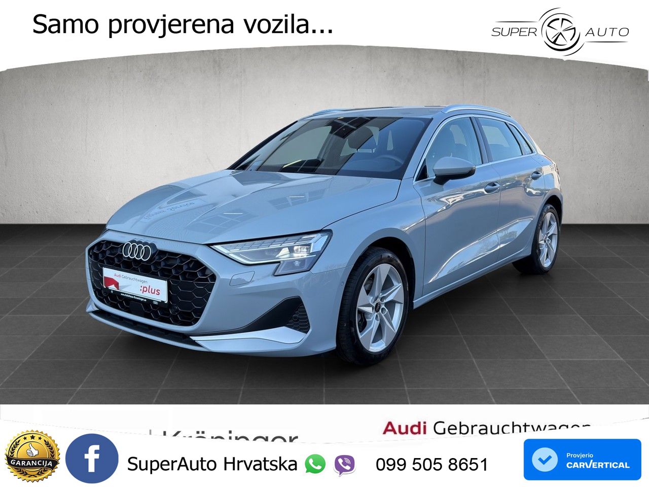 Audi A3 35 TDI (150 KS) S tronic LED+GR SJED+ACC