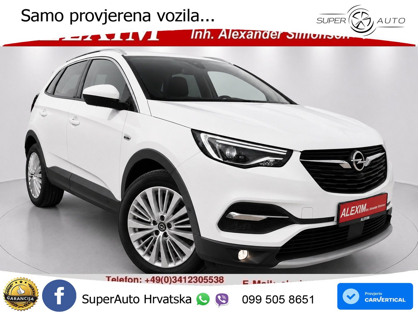 Opel Grandland X 1.2 Turbo (130 KS) Automatic Business LED+GR SJED+ACC