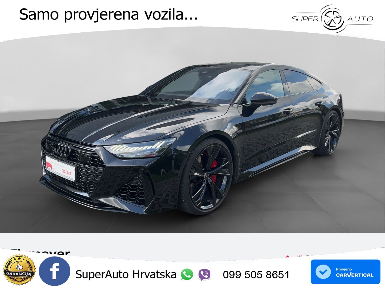 Audi RS7 4.0 TFSI V8 (600 KS) quattro tiptronic MATRIX+GR SJED+KAM